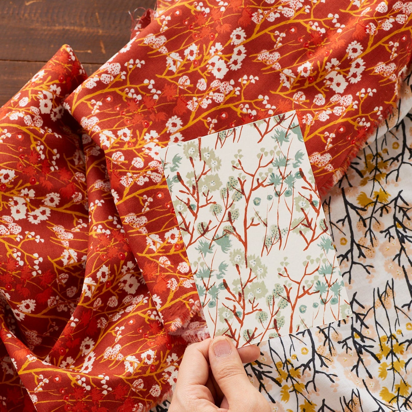Egg Press “Layered Floral” Poplin