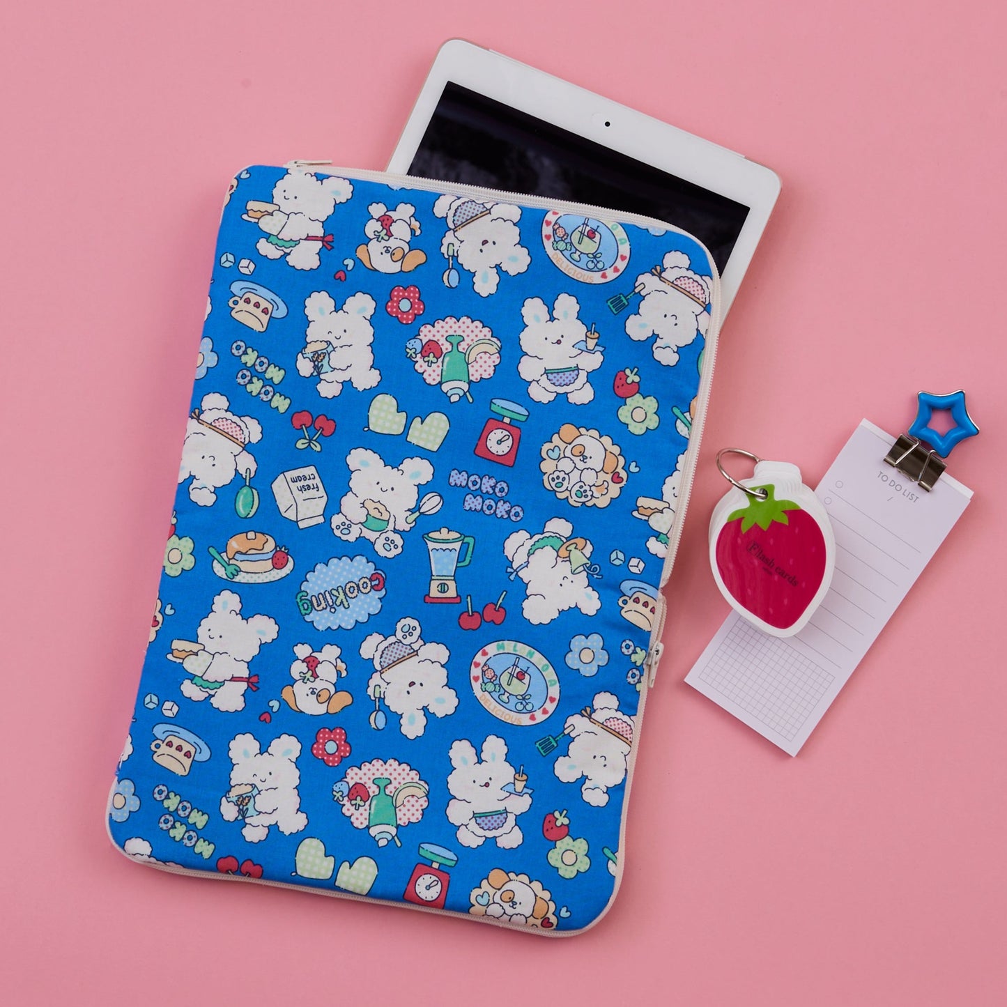 Momo-chan's Favorite Rabbit Pattern Sheeting YGA-59030-2