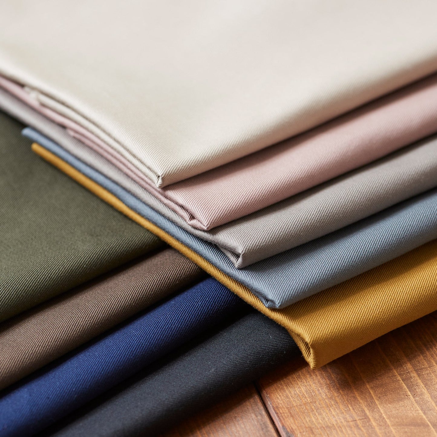 Organic Cotton 100% Twill 12 Color
