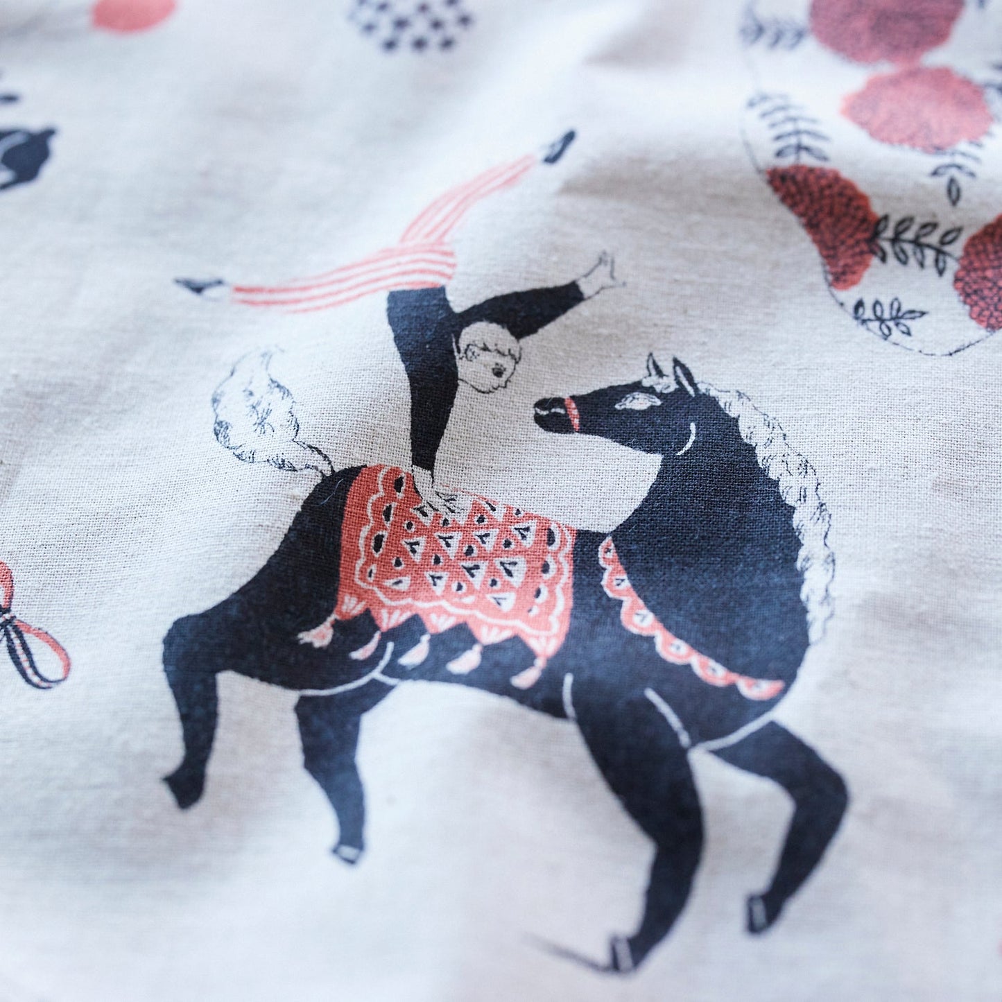 Sanae Sugimoto Circus Night Cotton Linen Sheeting