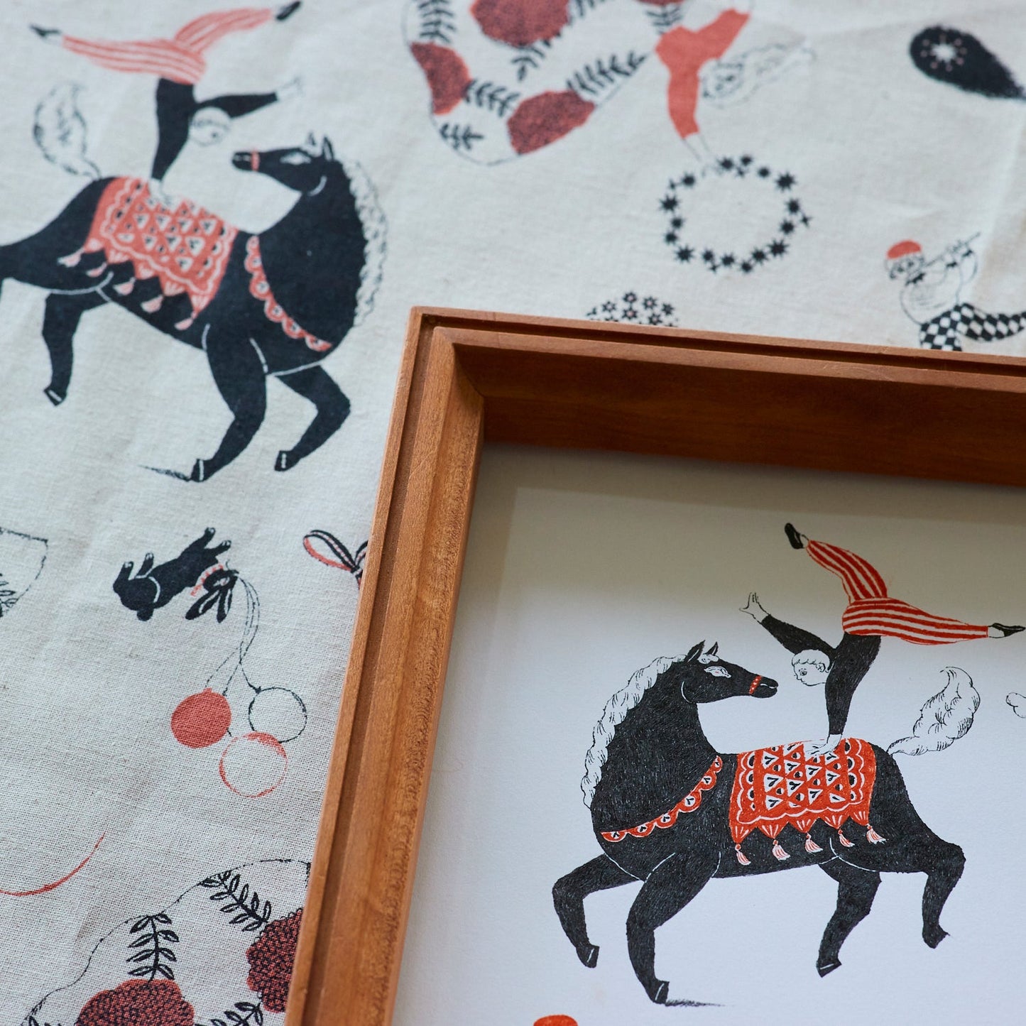Sanae Sugimoto Circus Night Cotton Linen Sheeting