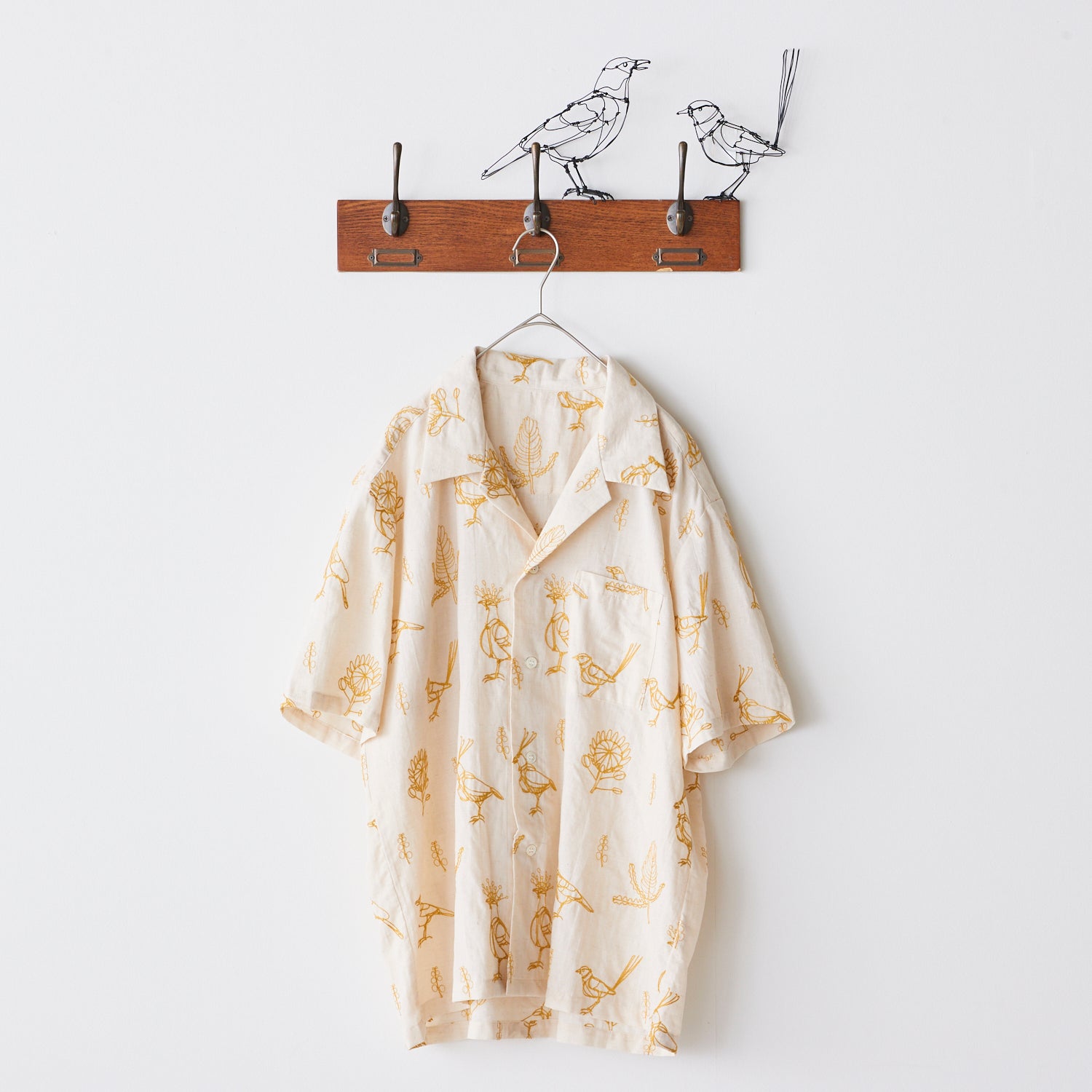 +HAyU fabric Bird Embroidered Cotton Linen Sheeting