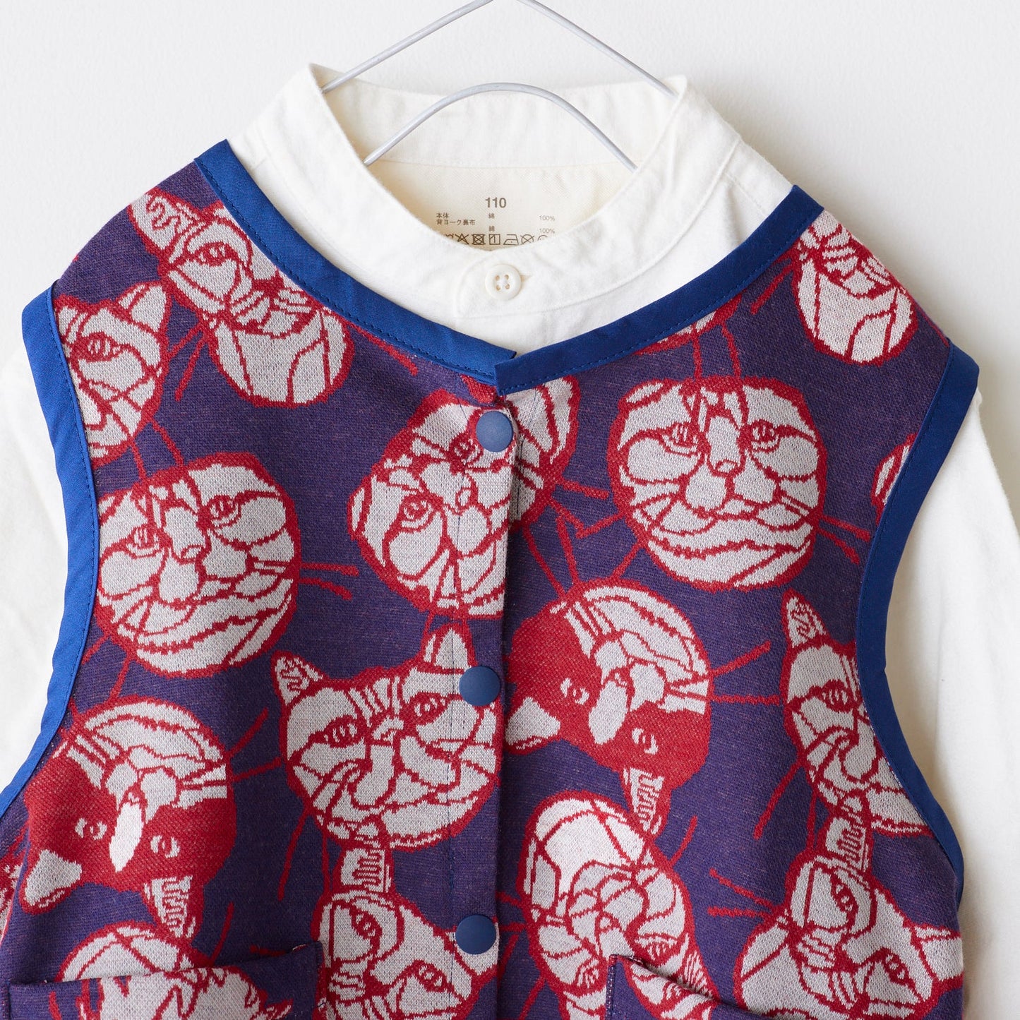 +HAyU Cat Knit Jacquard Cotton Fabric