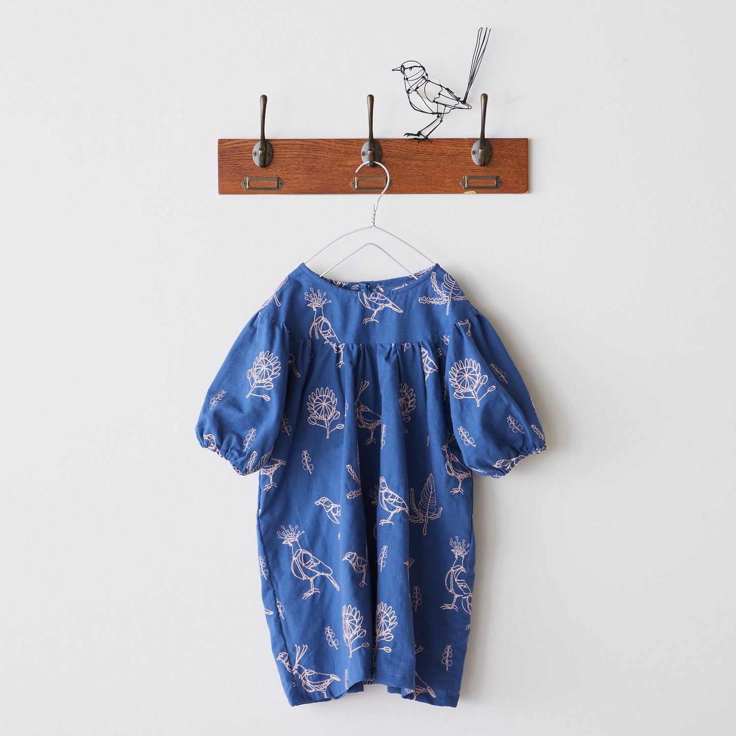 +HAyU fabric Bird Embroidered Cotton Linen Sheeting