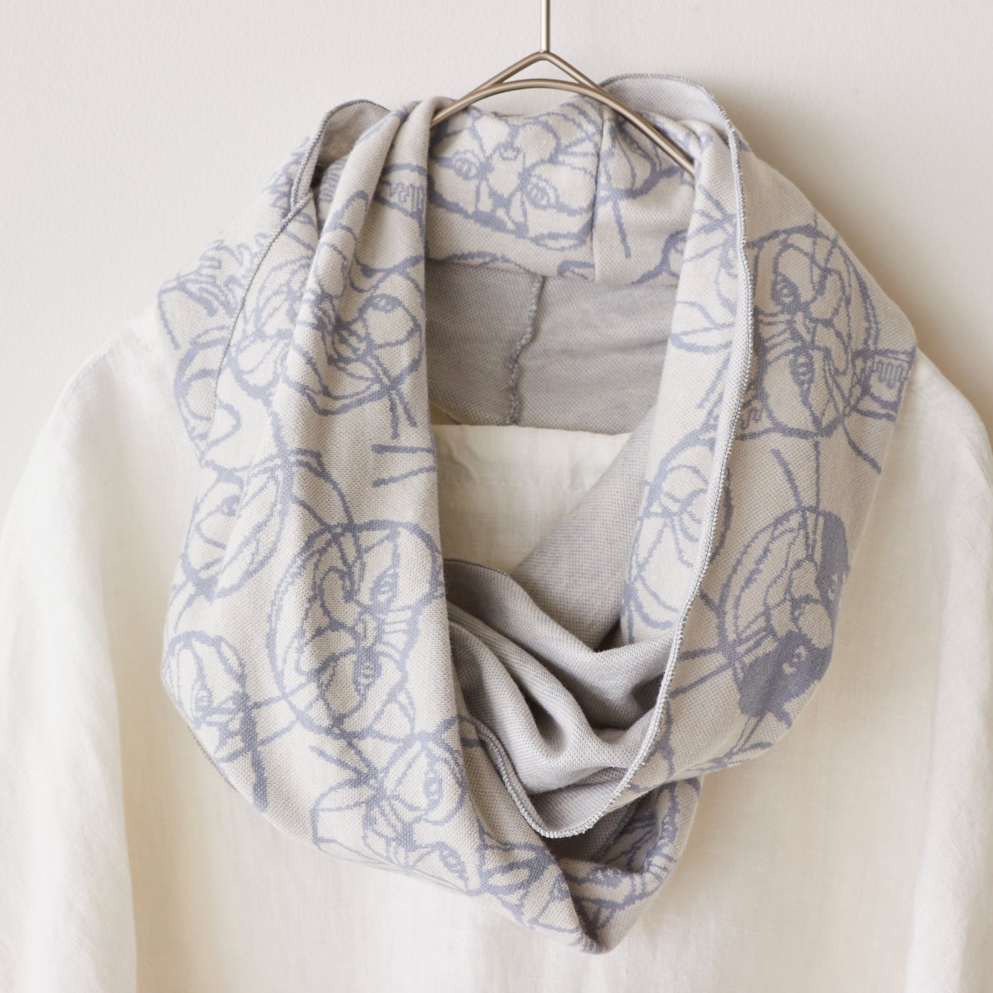 +HAyU Cat Knit Jacquard Cotton Fabric