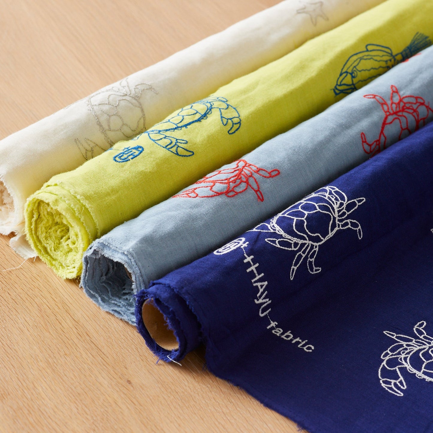 Hayu Fabric “Crab EDouble Gauze