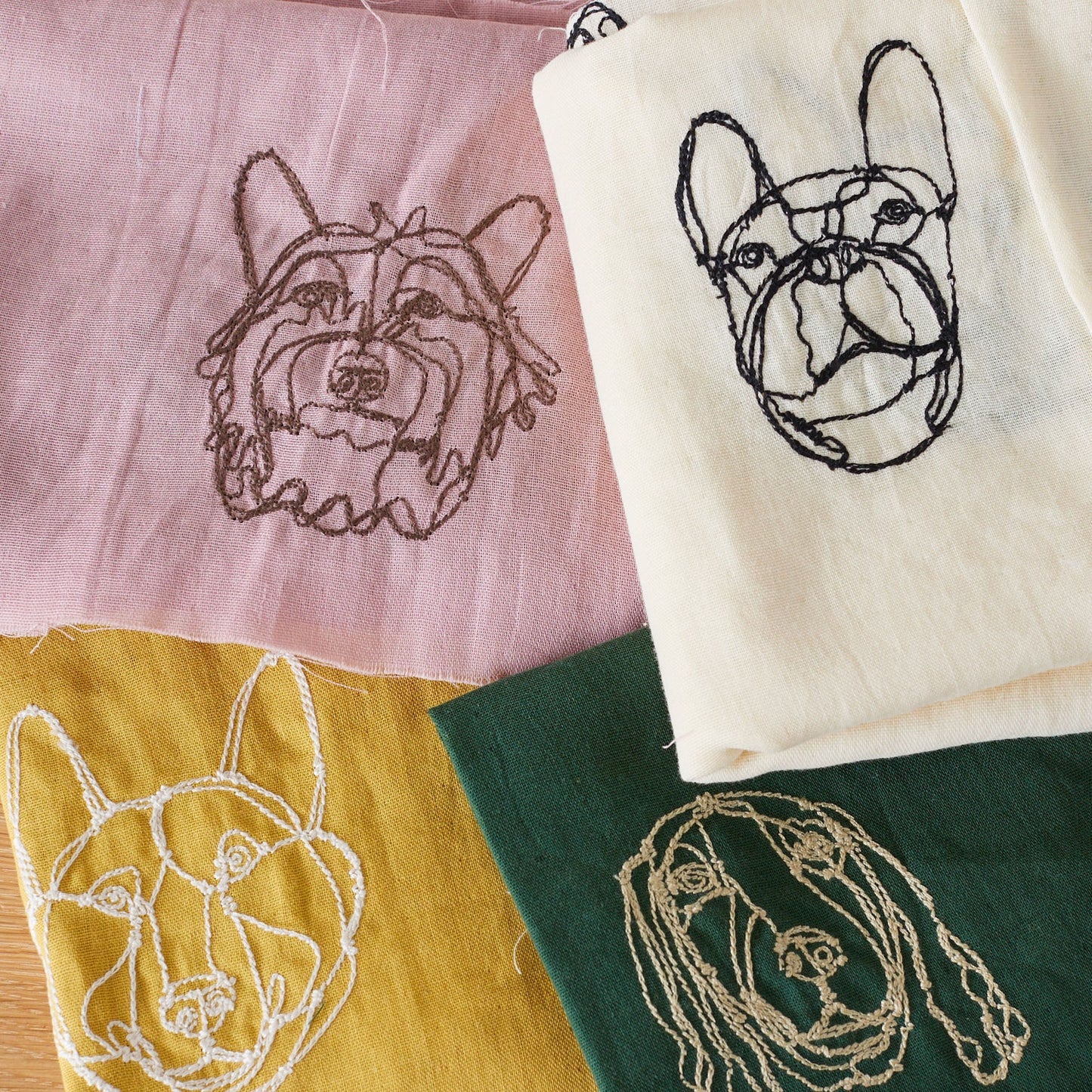 Hayu Fabric “Dogs EDouble Gauze