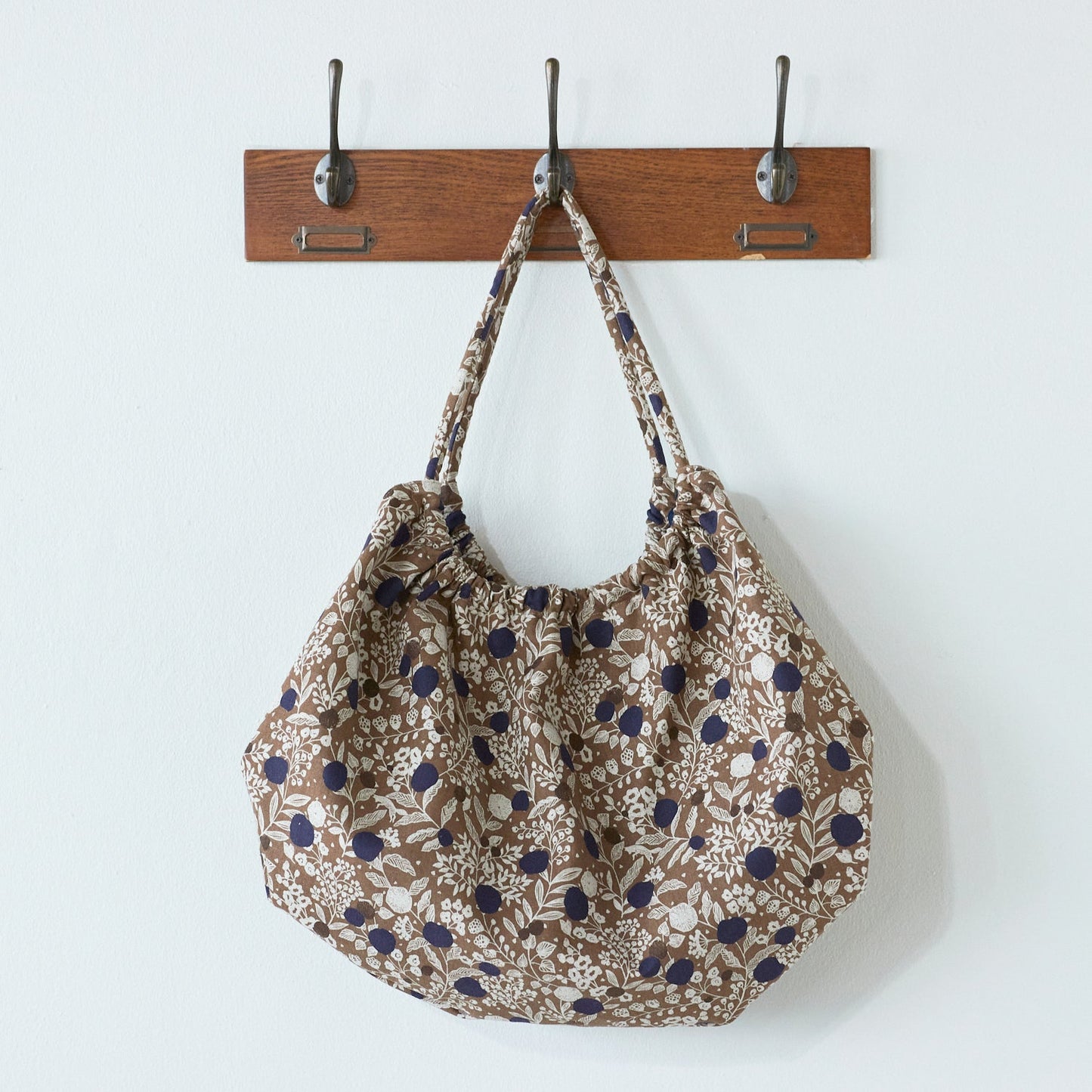 echino Plum Linen Cotton Canvas