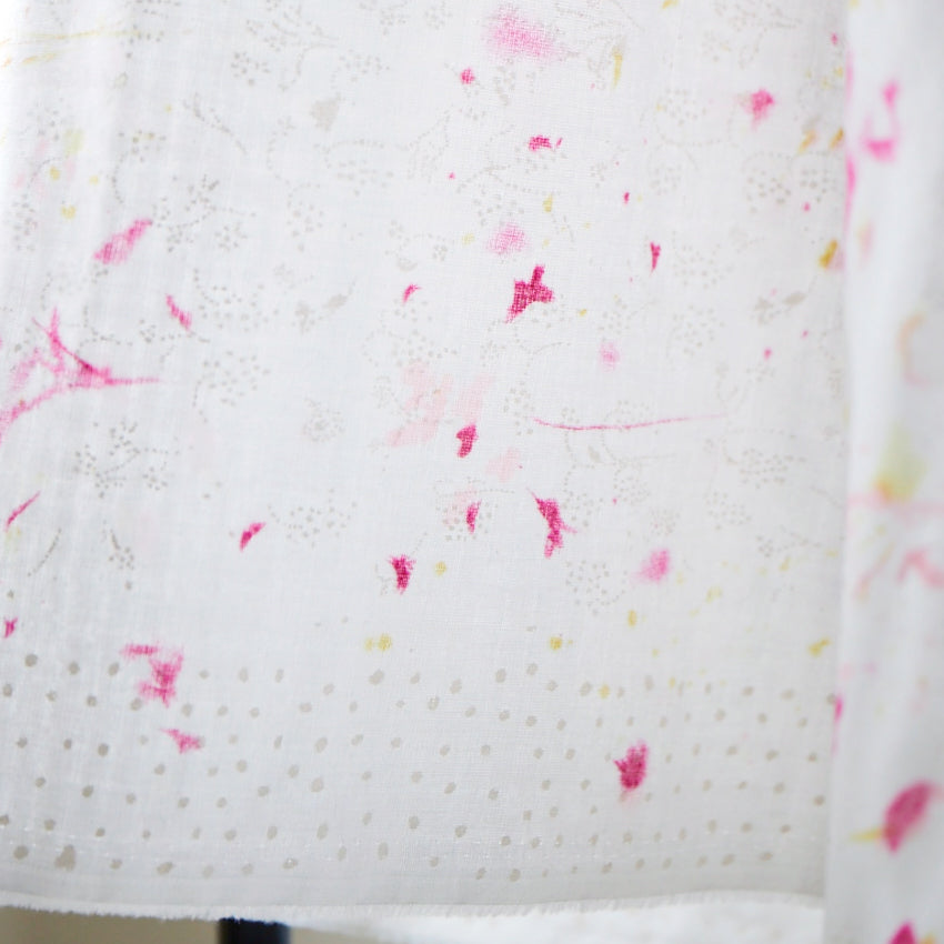 nani IRO Flowers Bloom & Bear Fruits Cotton Double Gauze