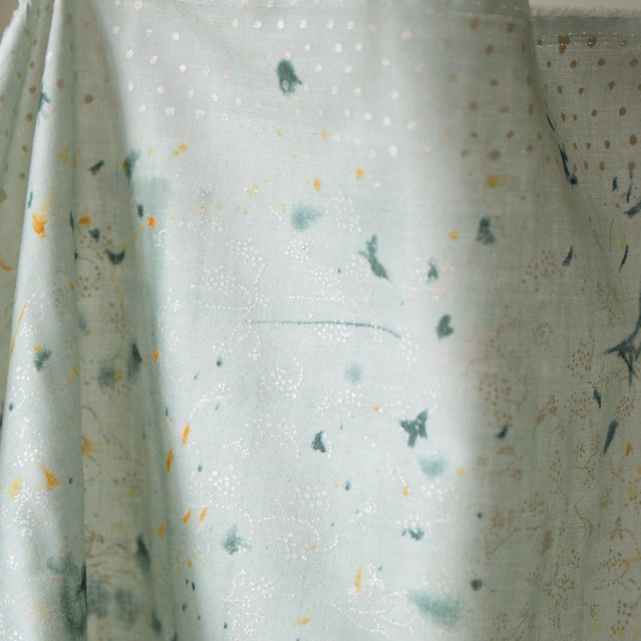 nani IRO Flowers Bloom & Bear Fruits Cotton Double Gauze