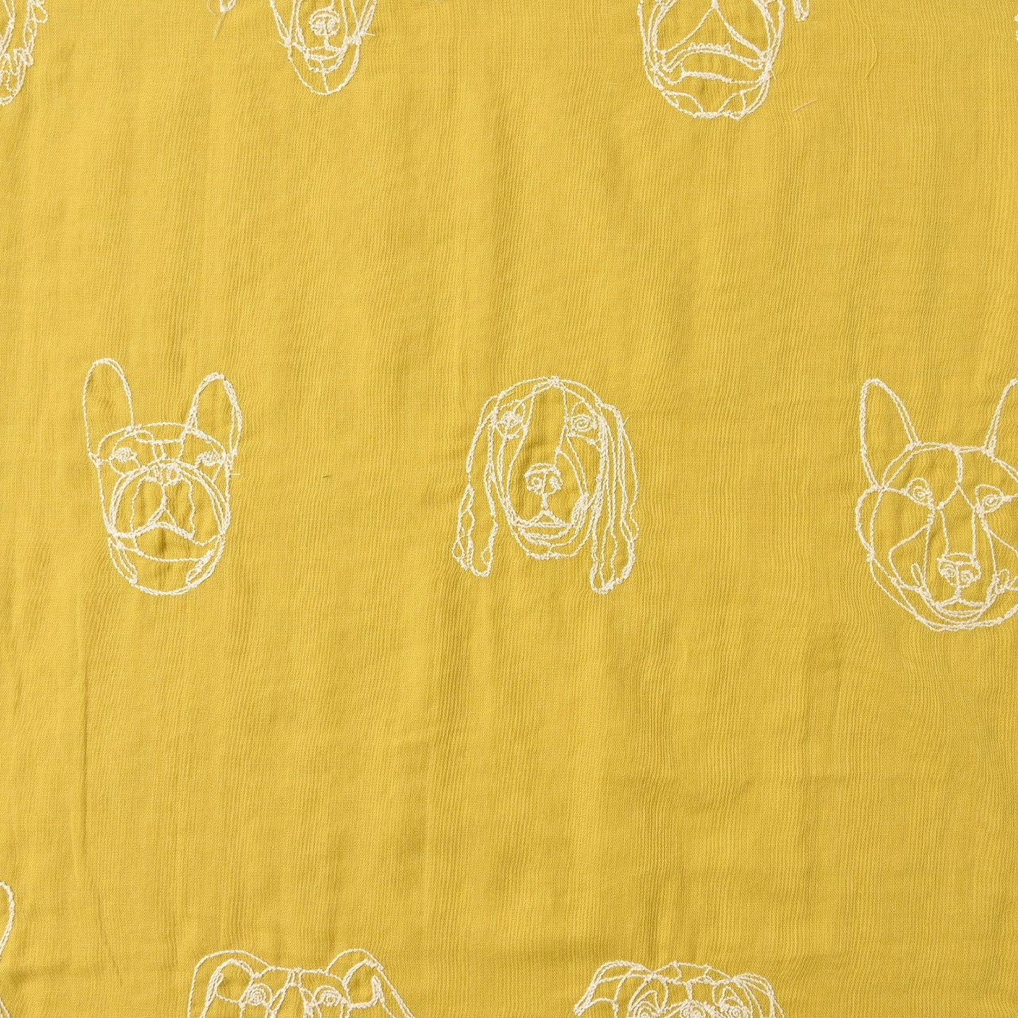 Hayu Fabric “Dogs EDouble Gauze