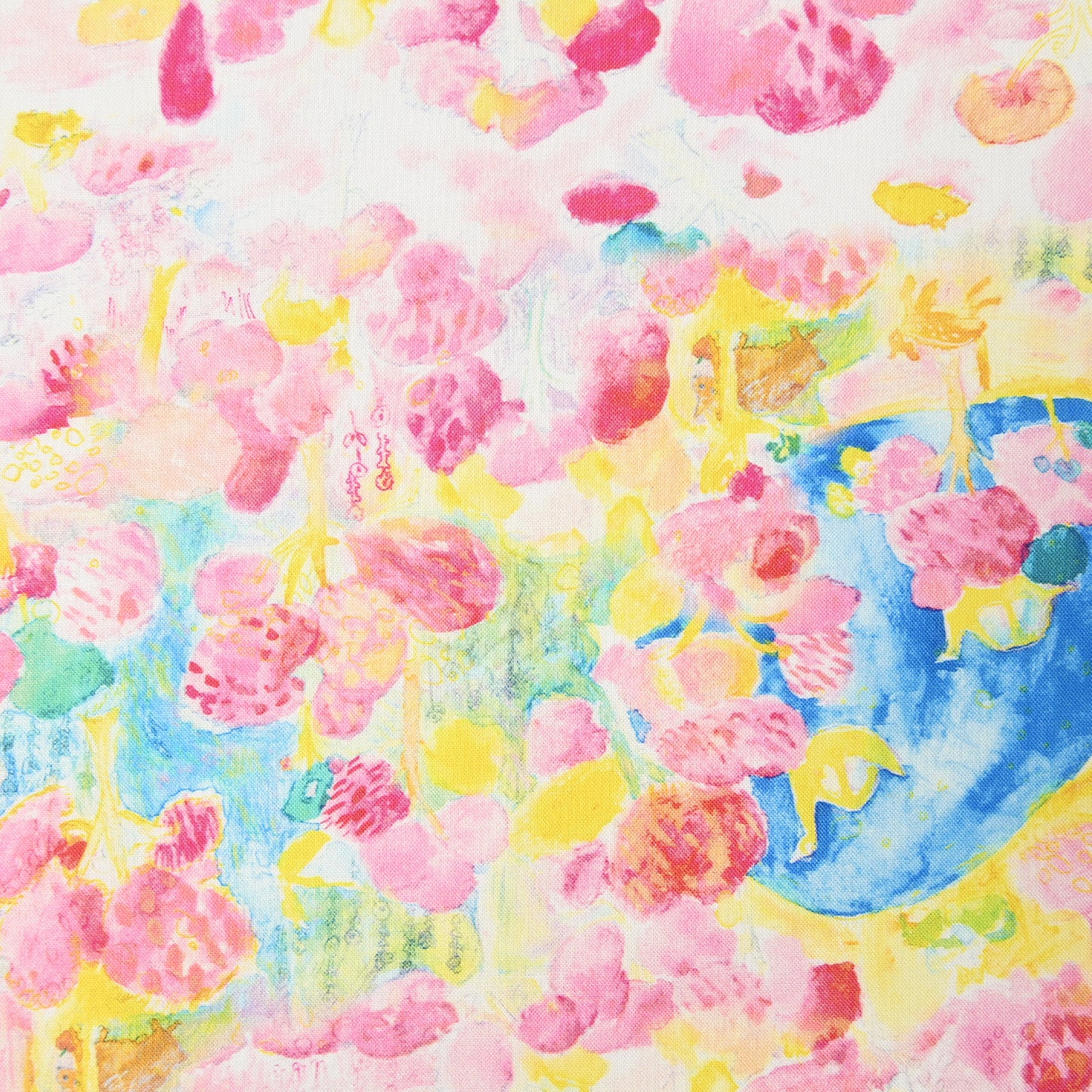 Paper Message “Cherry Blossom Forest EMuslin, Sheeting