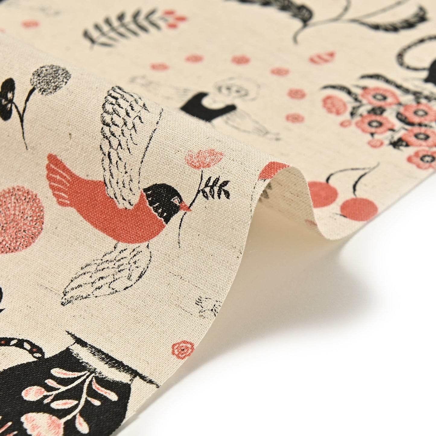 Sanae Sugimoto Humming Flower Cotton Linen Sheeting