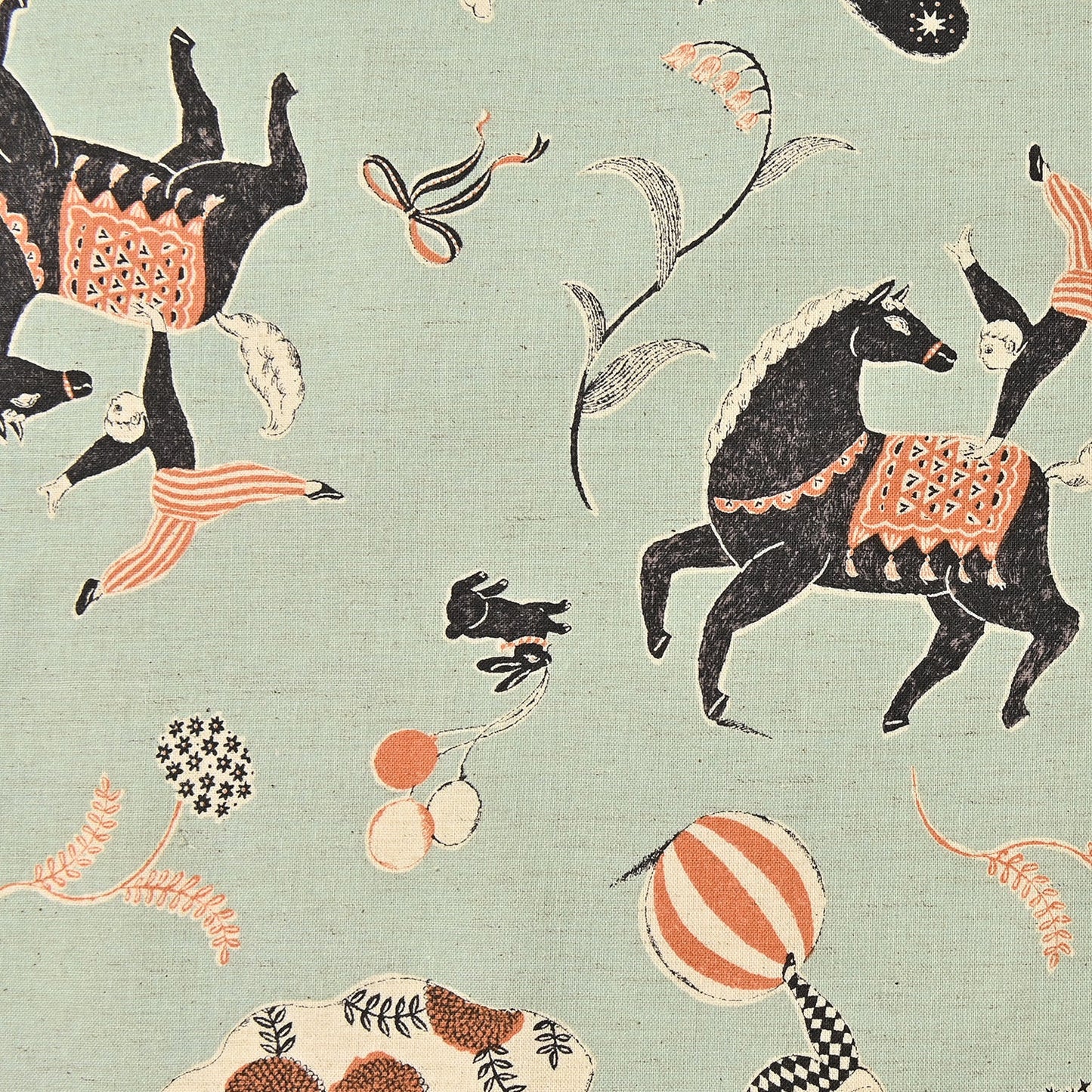 Sanae Sugimoto Circus Night Cotton Linen Sheeting