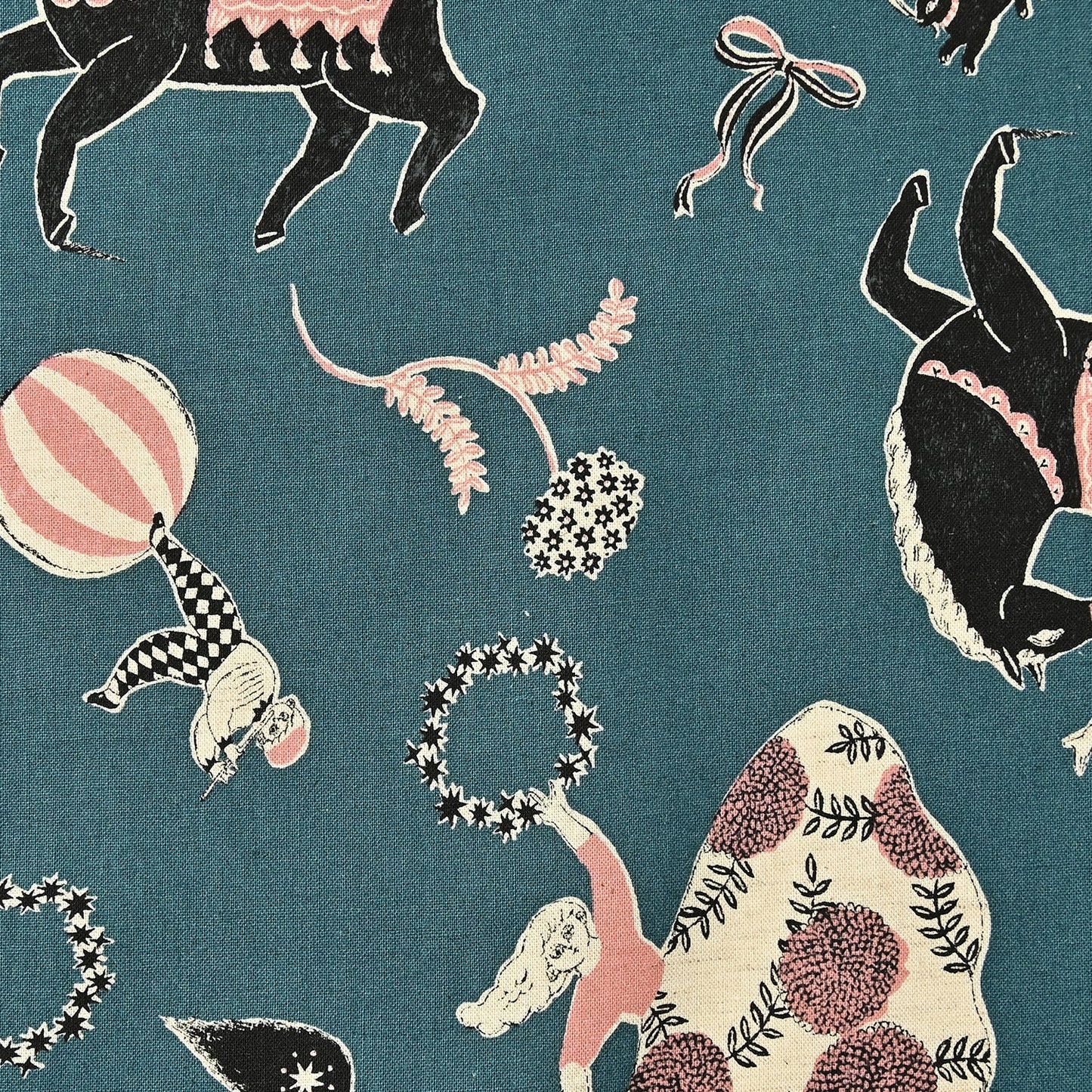 Sanae Sugimoto Circus Night Cotton Linen Sheeting