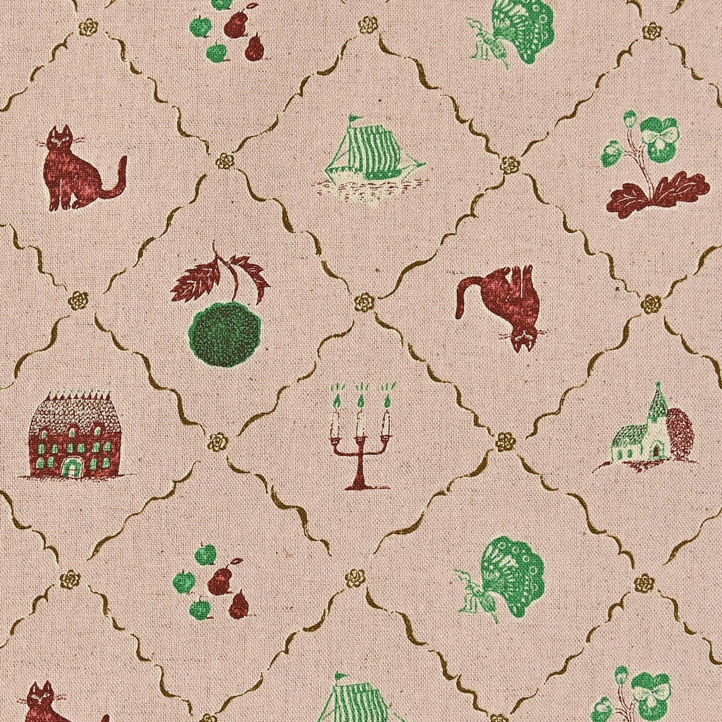 Sanae Sugimoto Your Cat Cotton Linen Canvas