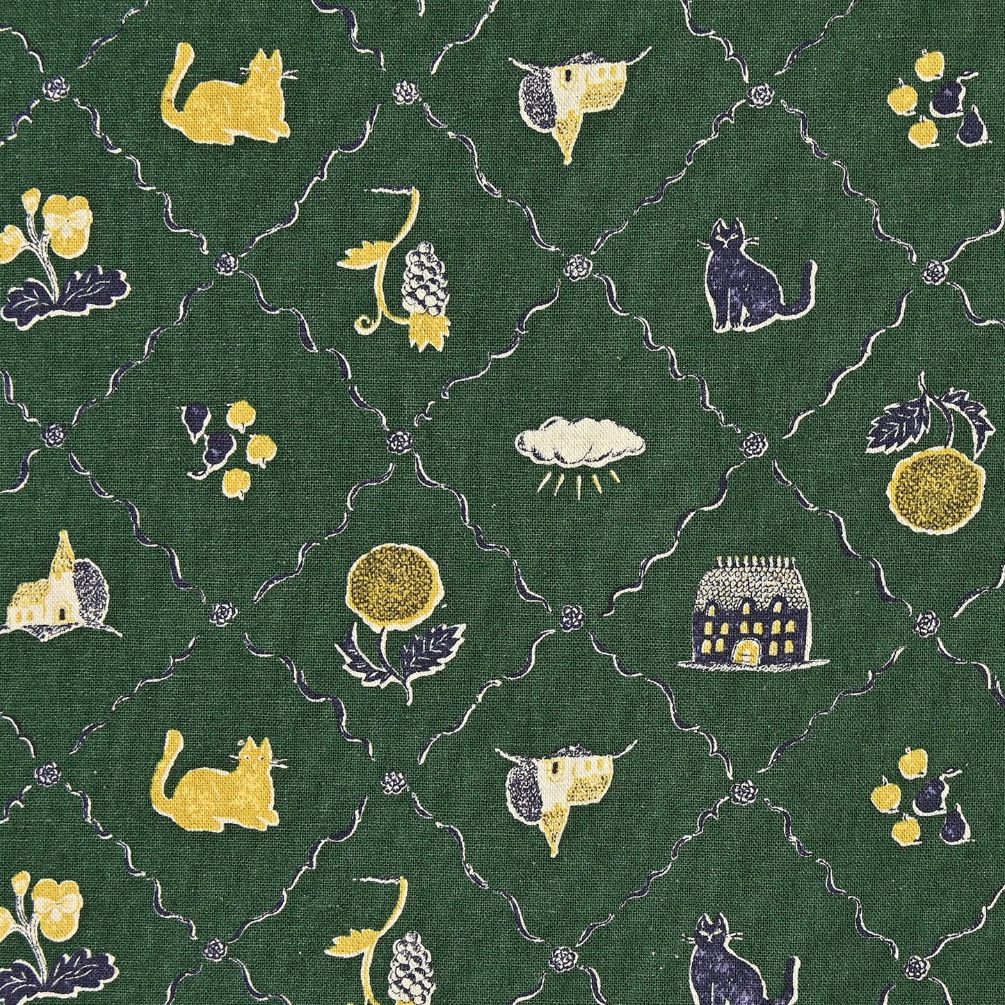 Sanae Sugimoto Your Cat Cotton Linen Canvas