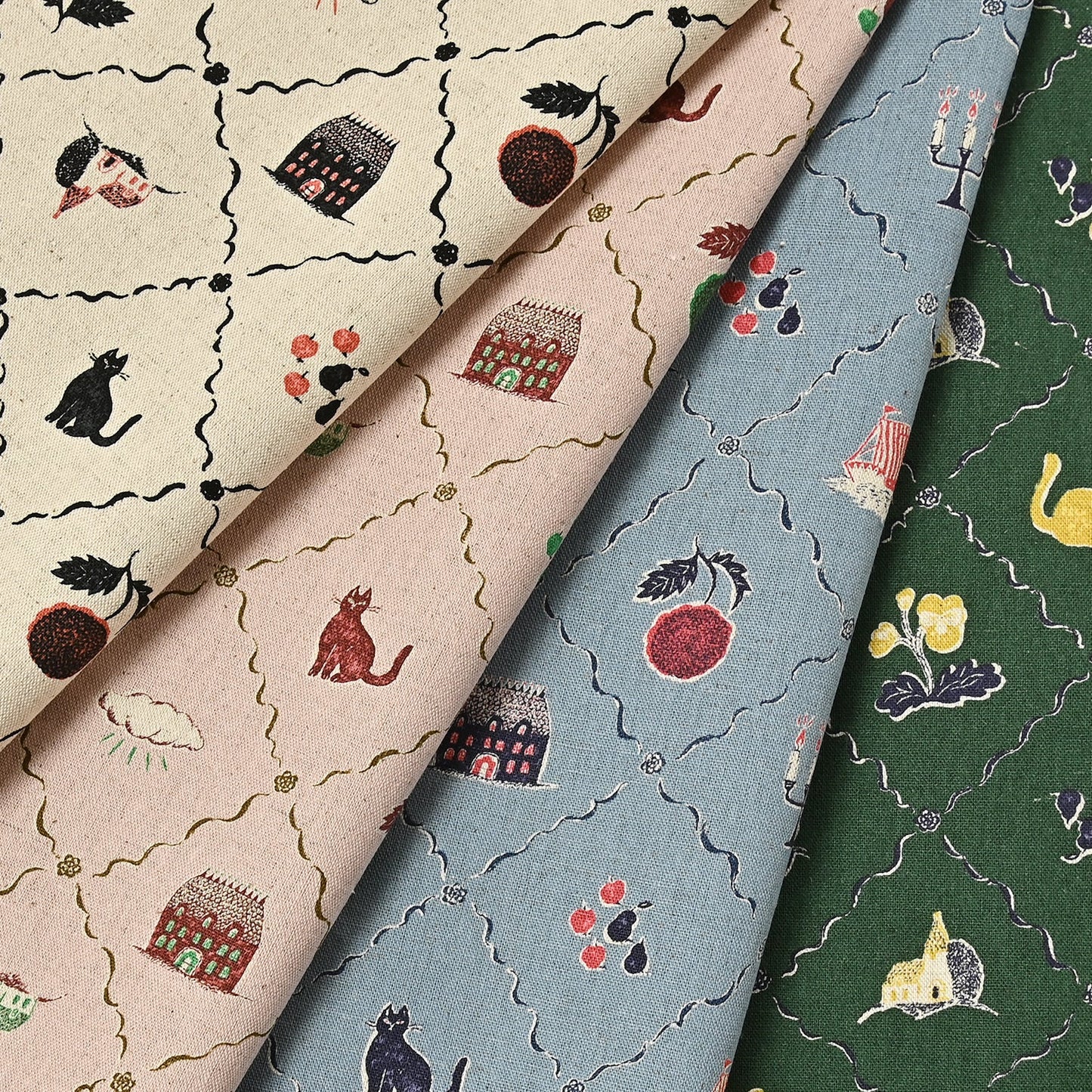 Sanae Sugimoto Your Cat Cotton Linen Canvas