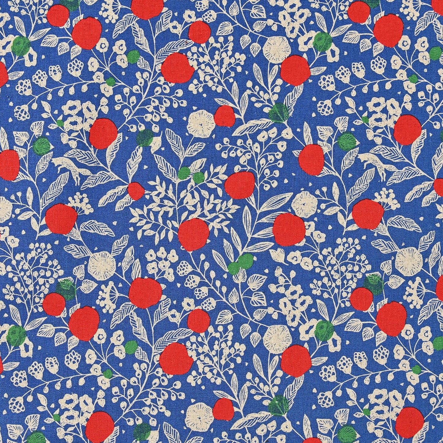 echino Plum Linen Cotton Canvas