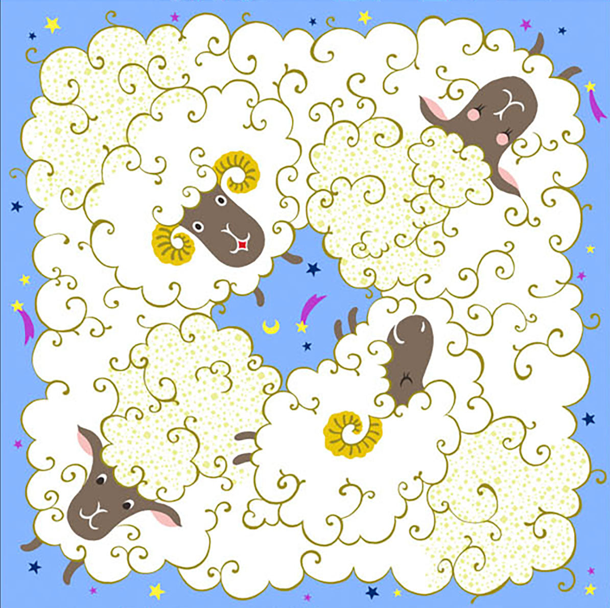 Chinese Zodiac Cut Cloth Sheeting LGC-46090-1