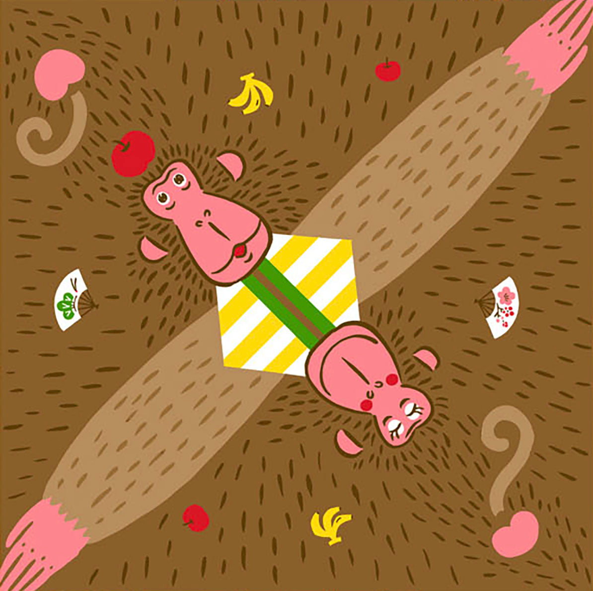 Chinese Zodiac Cut Cloth Sheeting LGC-46090-1