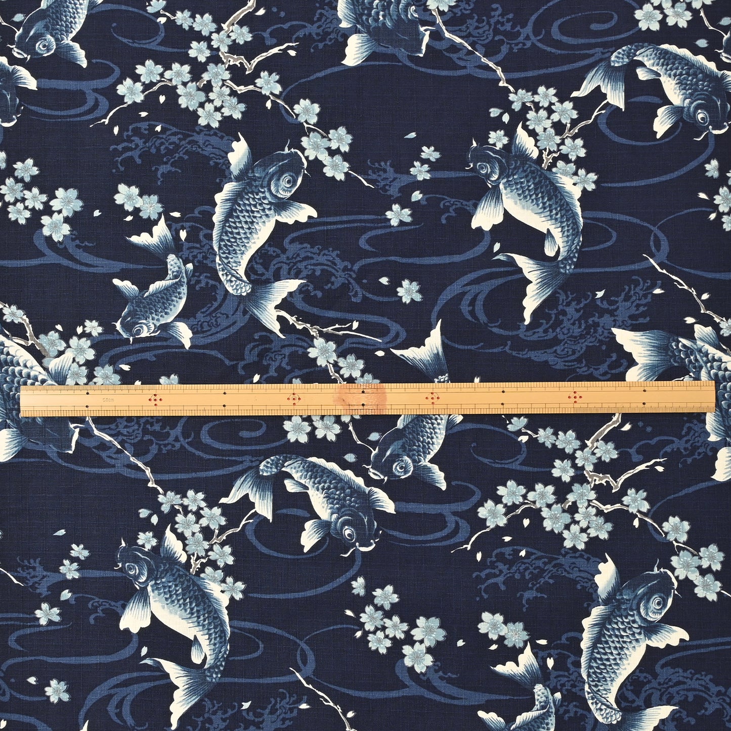 Todoroki Koi Carp Dobby Cloth YGA-49110-1