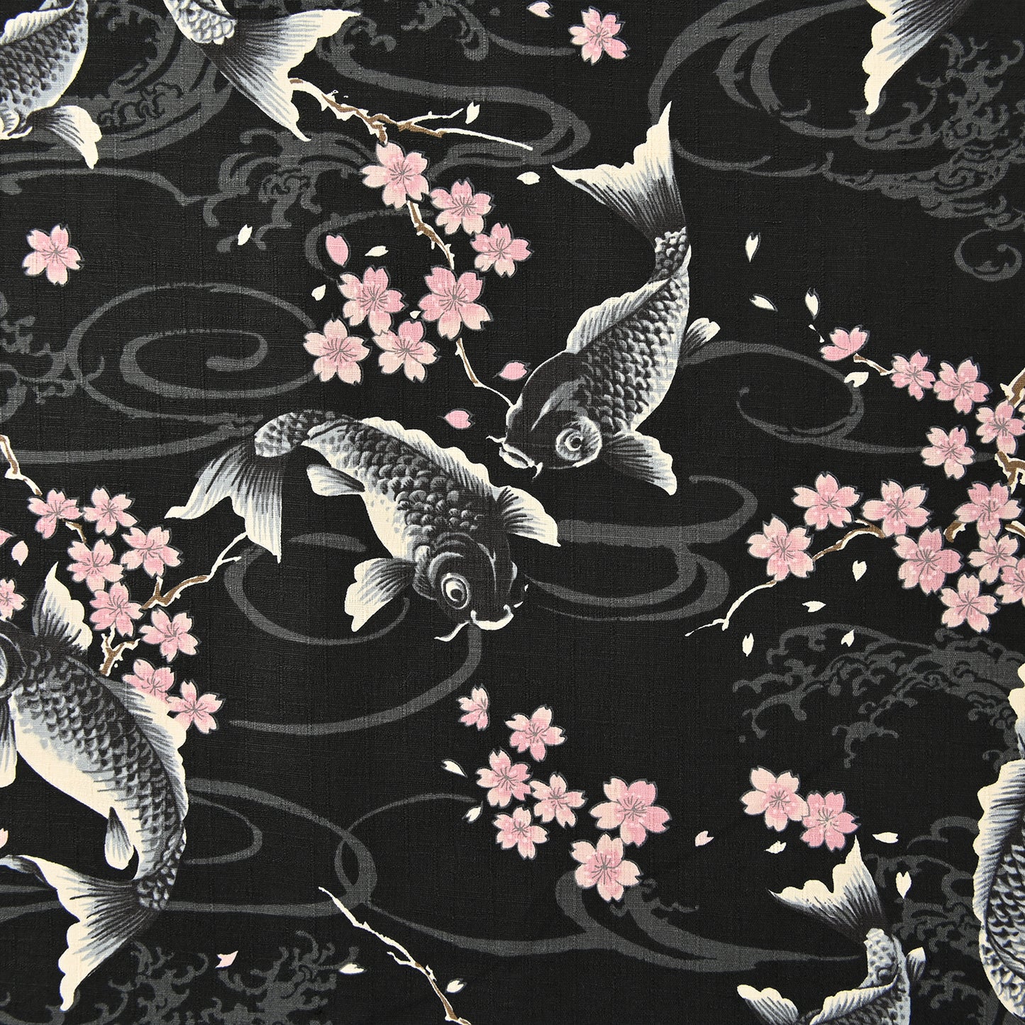 Todoroki Koi Carp Dobby Cloth YGA-49110-1