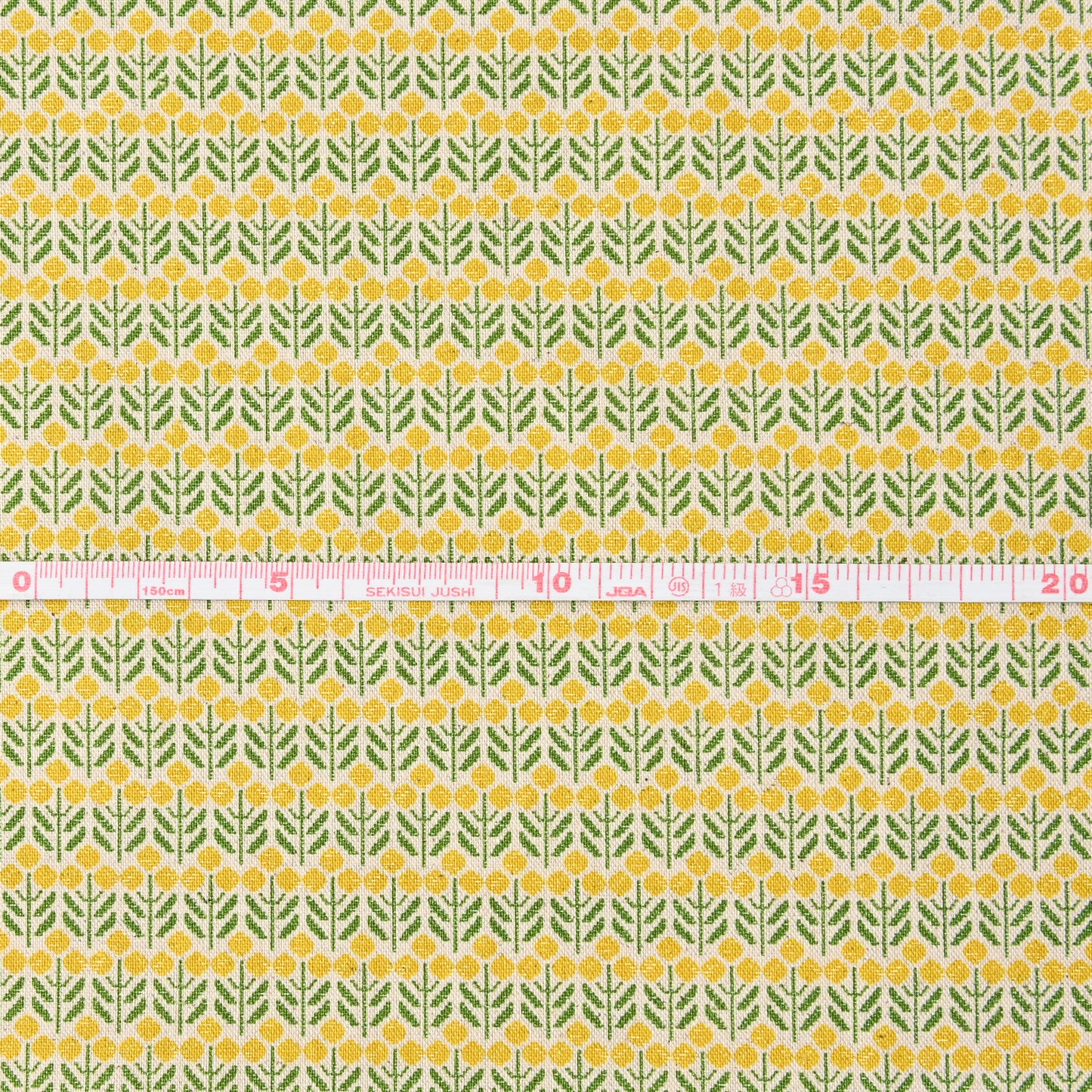 Sashiko Mimosa Pattern Canvas YKA-91060-2