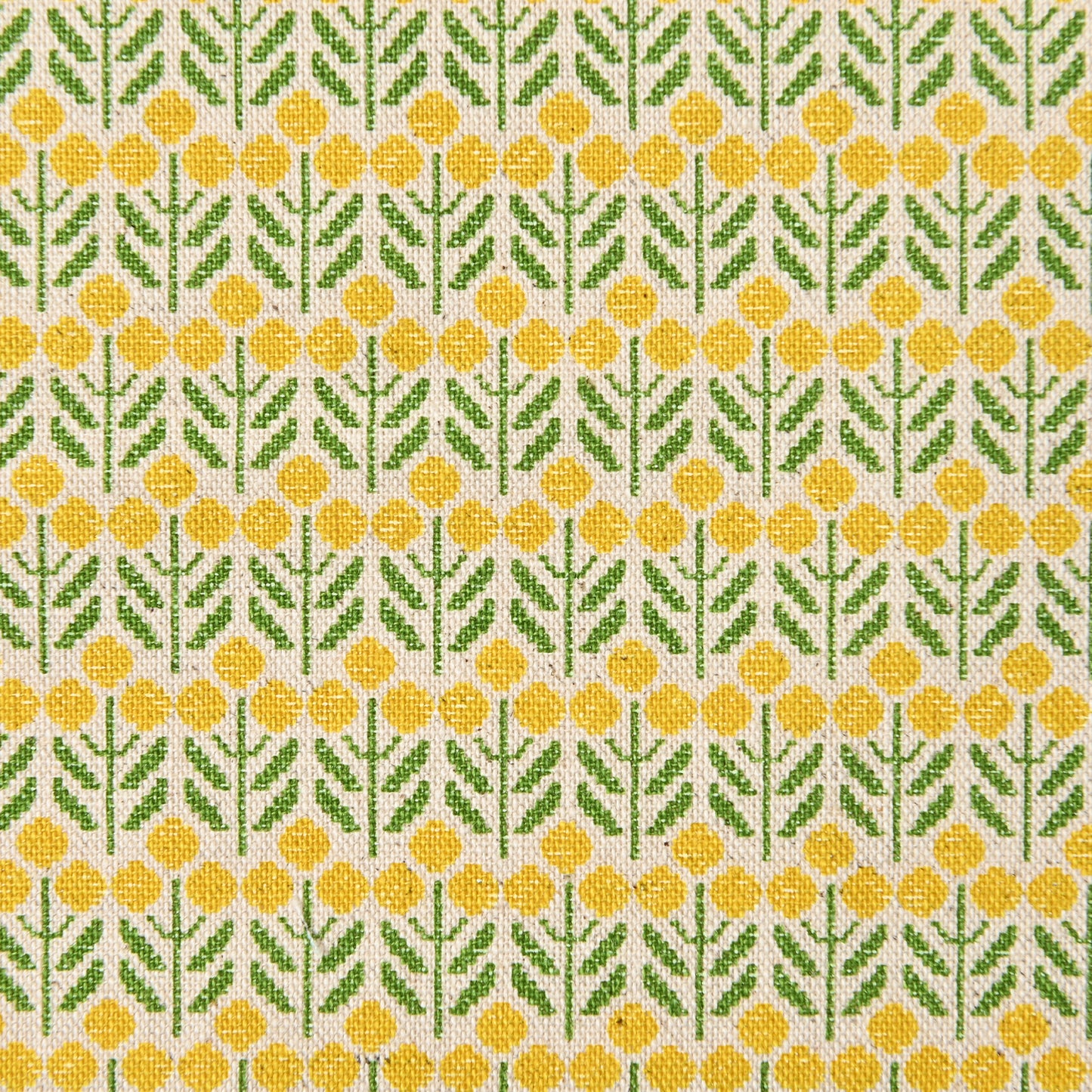 Sashiko Mimosa Pattern Canvas YKA-91060-2