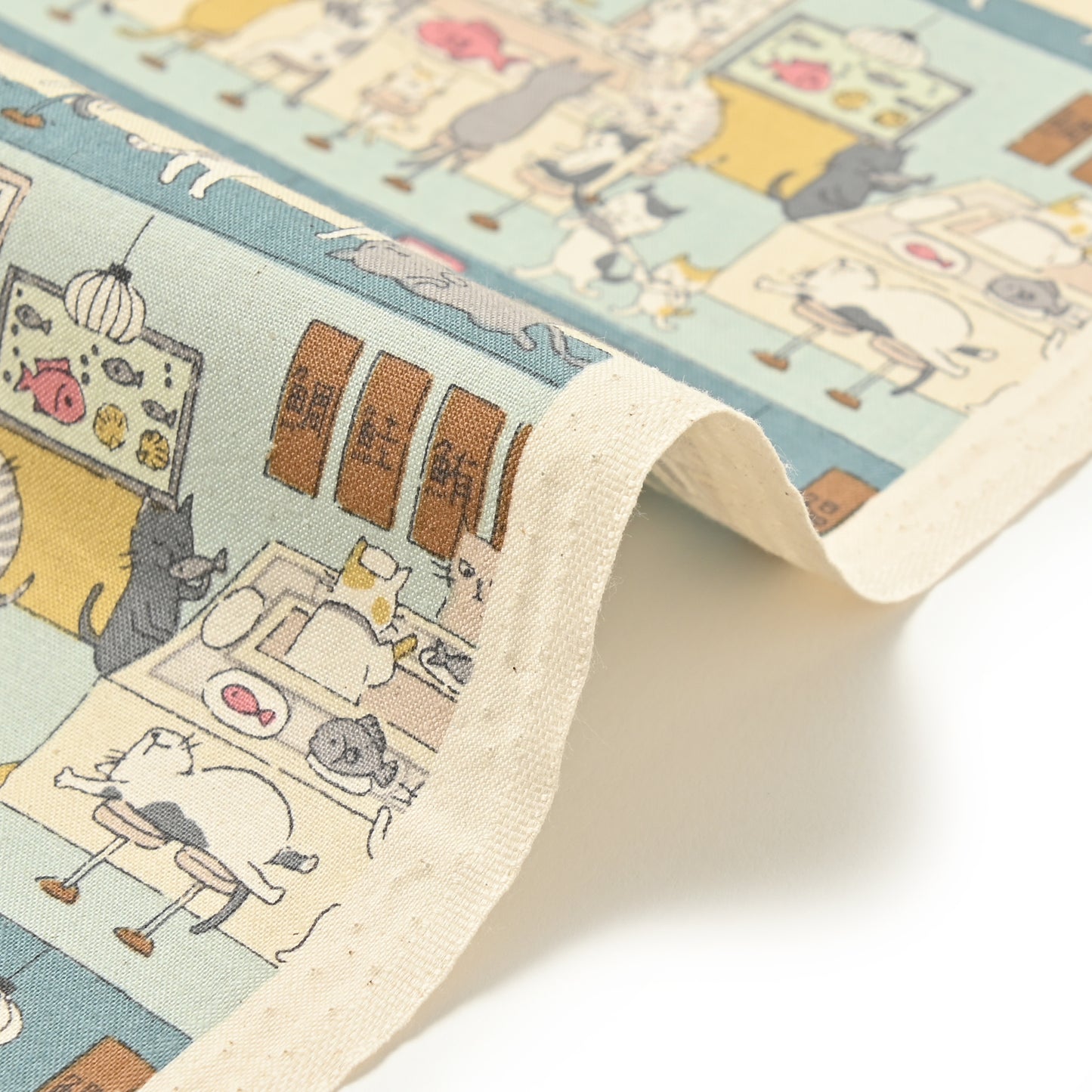 Funny Cats Sushi Sheeting YKA-99000-1