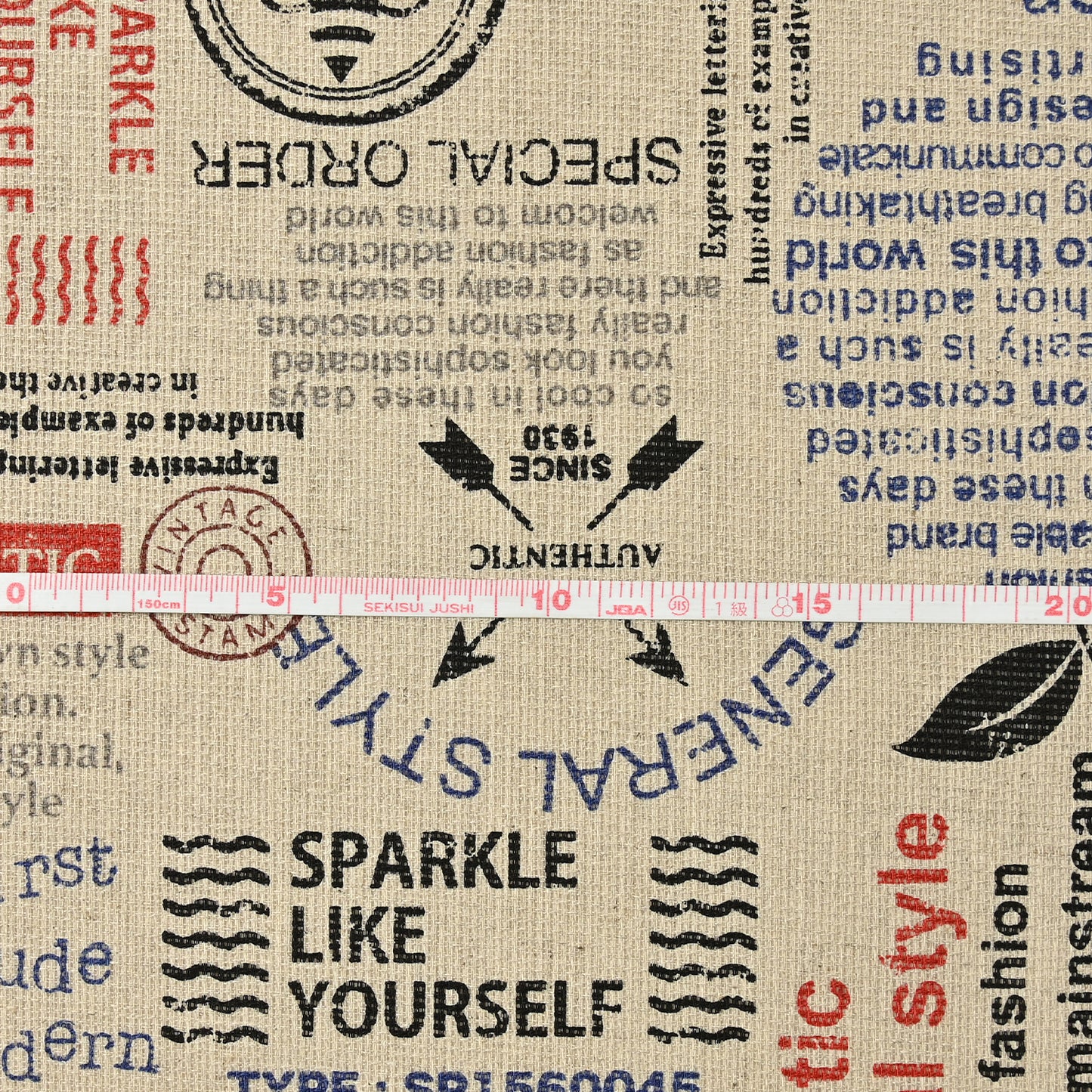 Vintage Logo Panama Cloth YQA-11040-1