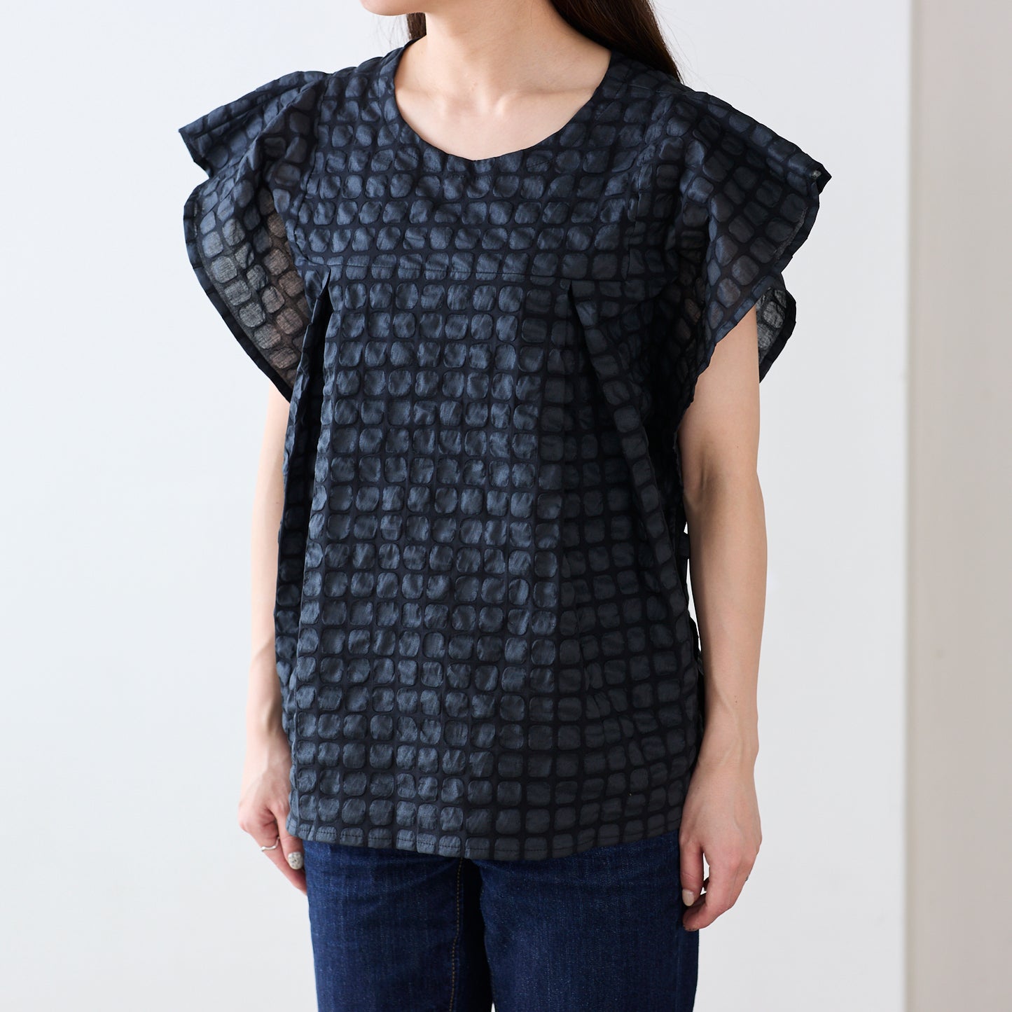 Design Waffle Ripple Cotton Lawn NFA-65960-961