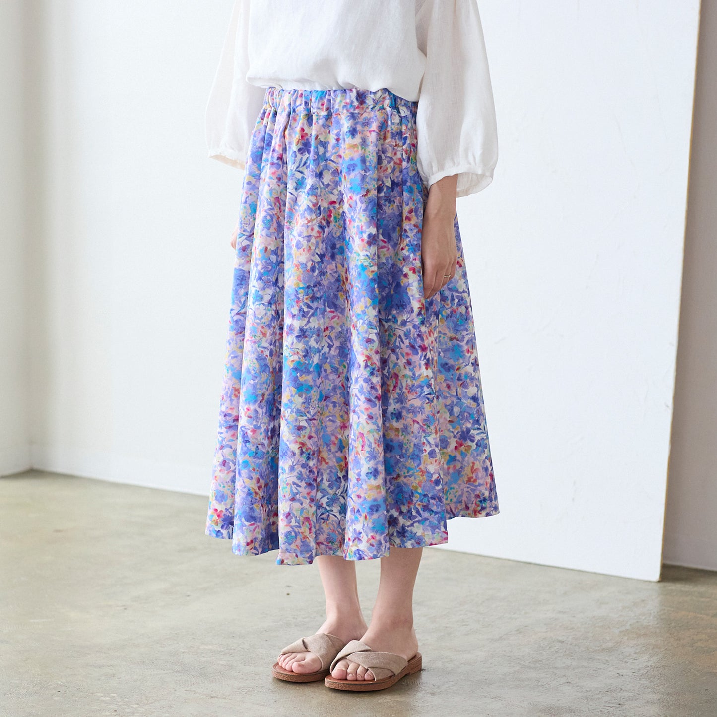 [Preorder] by mumea Pansies Cotton Sheeting EGX-9800-4