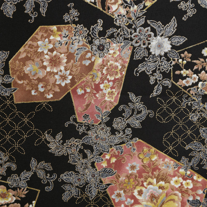 Kimonoe Traditional Japanese Cotton 3058KCM Woven Fabric