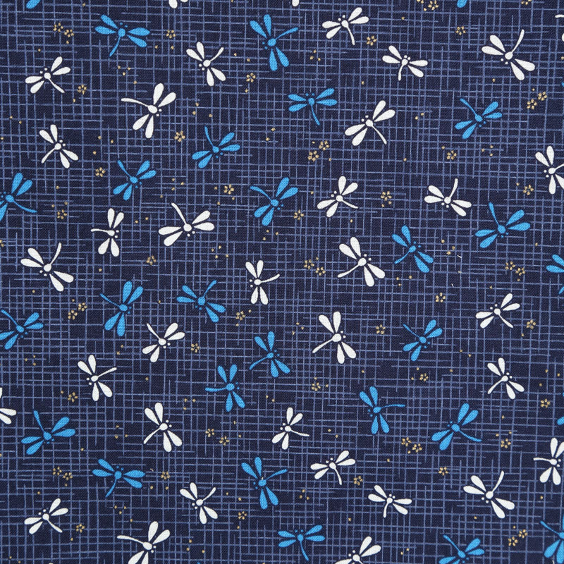 Dragonfly Traditional Japanese Cotton Sheeting 2000-63