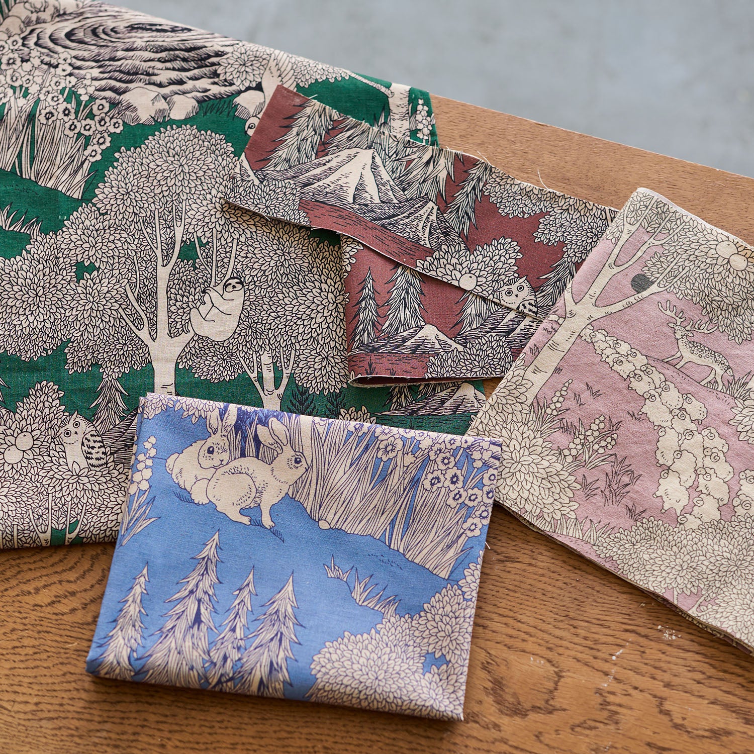 Preorder] Marble SUD Forest Dot Cotton Linen Sheeting EGX-8502-3
