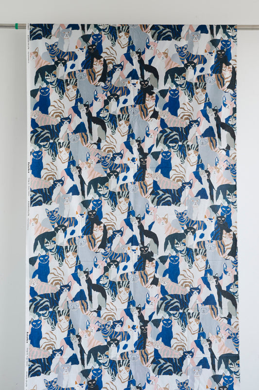 [Preorder] Neko Noe Cat Crowd Cotton Sheeting EYX-1800-1