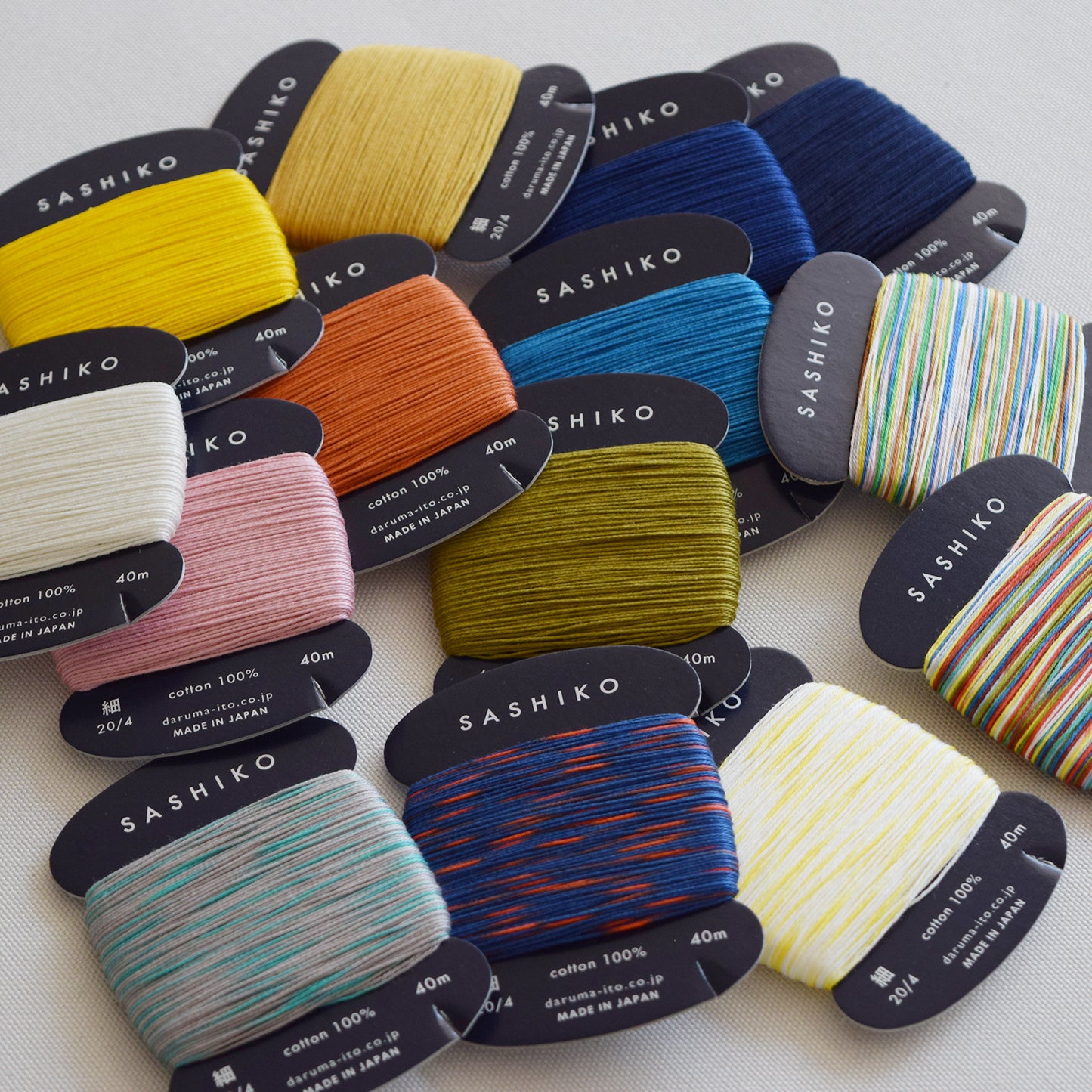 Yokota Daruma Sashiko Fine Thread 01-2400 (Cardboard Ver.)