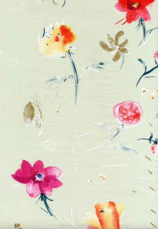 [Preorder] nani IRO Hana no toki niwa Organic Cotton Double Gauze EGX-11440-1