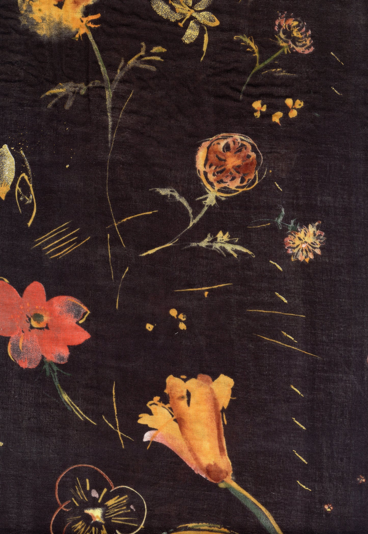 [Preorder] nani IRO Hana no toki niwa Organic Cotton Double Gauze EGX-11440-1