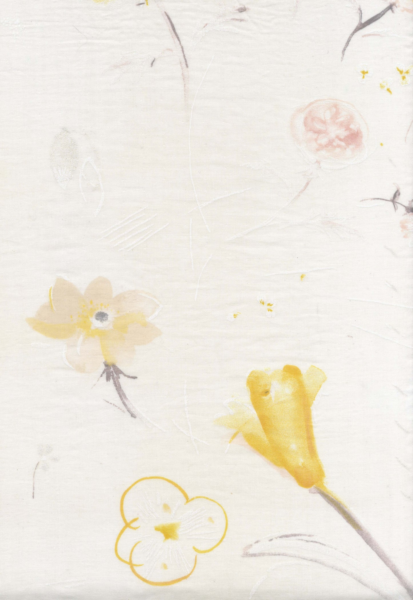 [Preorder] nani IRO Hana no toki niwa Organic Cotton Double Gauze EGX-11440-1