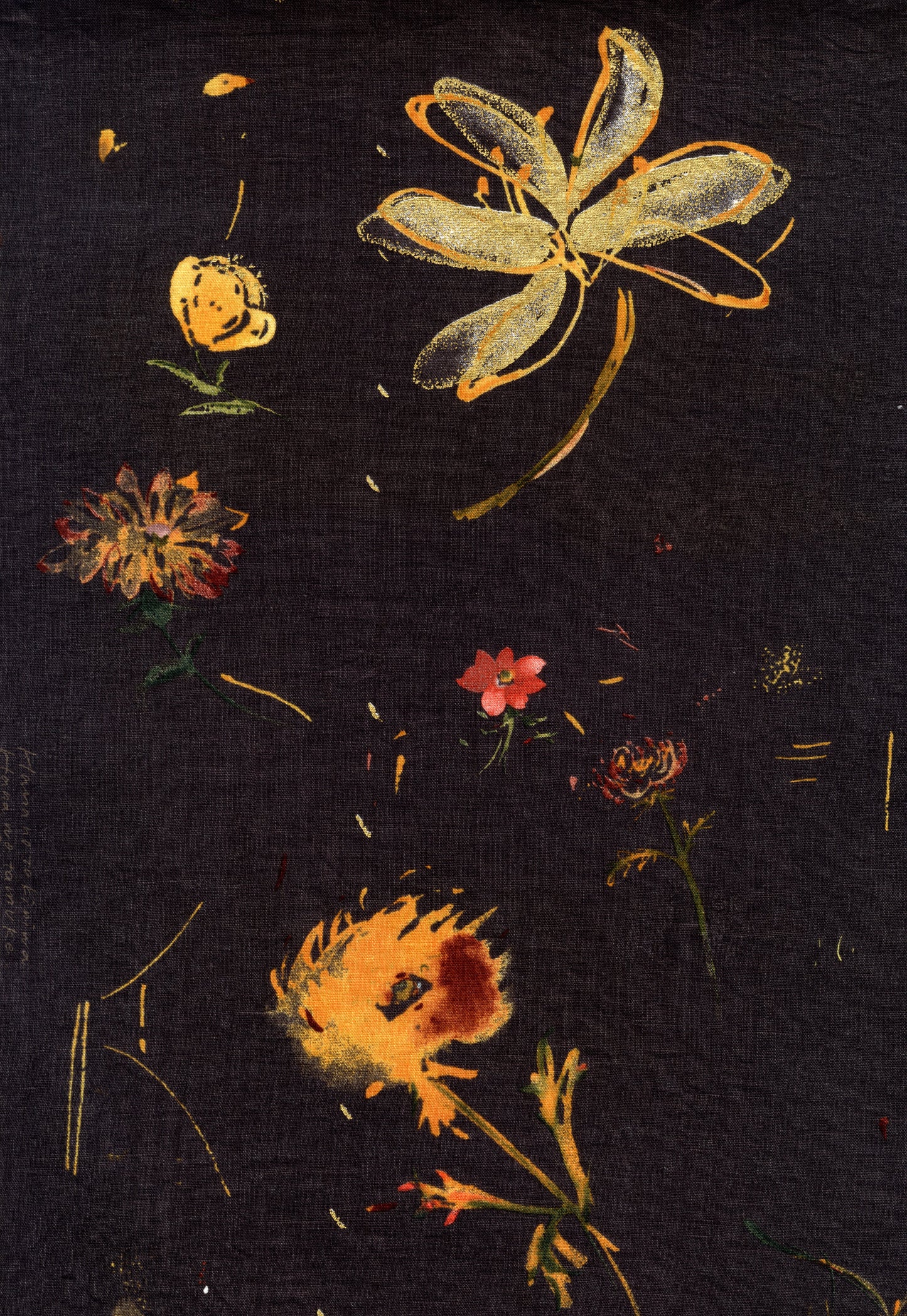 [Preorder] nani IRO Hana no toki niwa Linen Sheeting EGX-11441-1