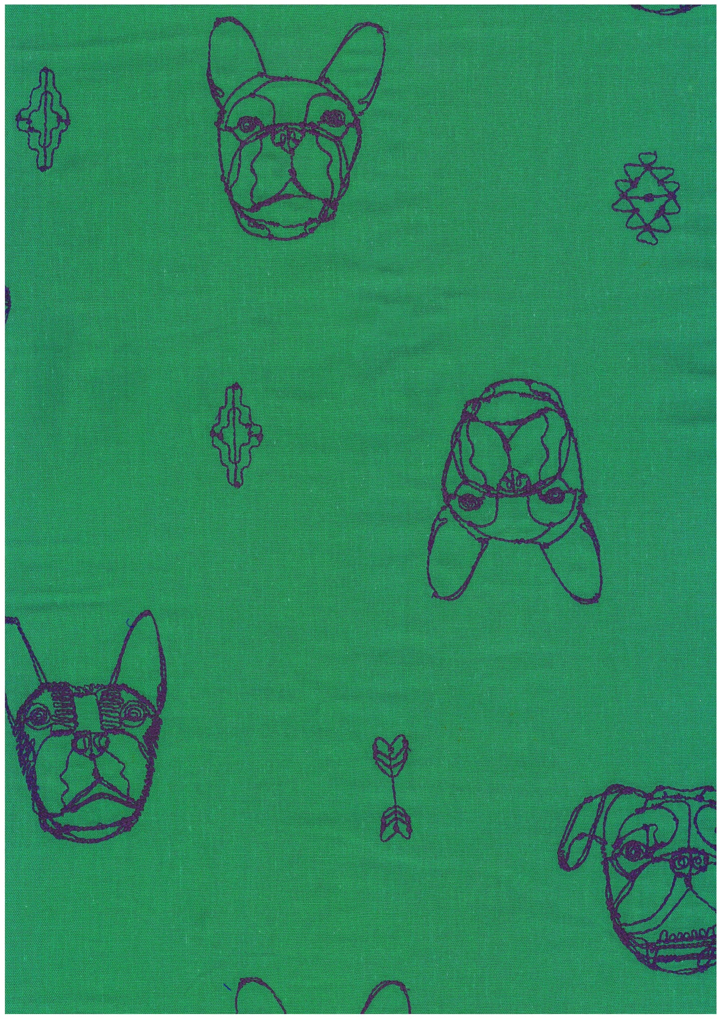 [Preorder Period: 13th Feb 2026] +HAyU Dogs Embroidered Double Gauze EGX-7718-1