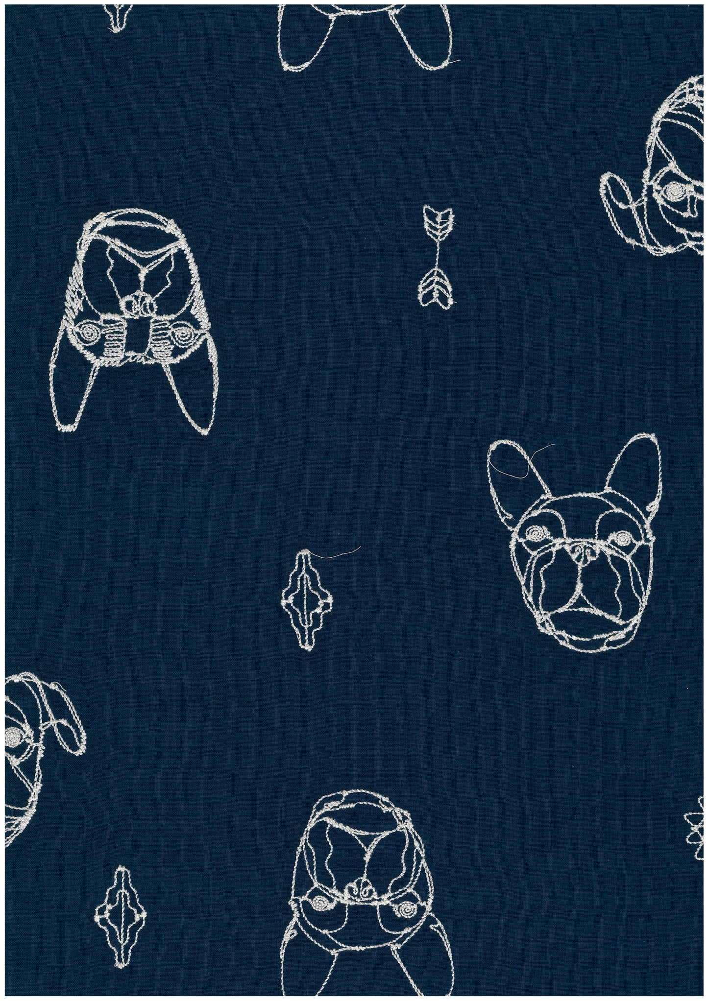 [Preorder Period: 13th Feb 2026] +HAyU Dogs Embroidered Double Gauze EGX-7718-1