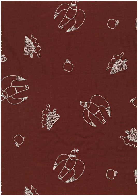 [Preorder Period: 13th Feb 2026] +HAyU Doves Embroidered Double Gauze EGX-7718-2