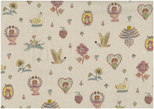 [Preorder Period: 23th June 2026] Sanae Sugimoto Cotton Linen Canvas - Little Dreamers EGX-9240-1