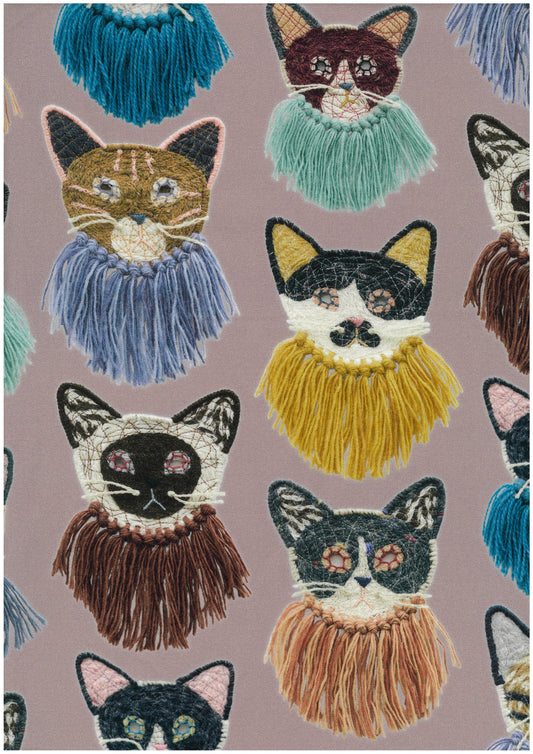 [Preorder Period: 13th Feb 2026] Kari Ishikawa "we are cats" Cotton Sheeting EGX-9900-1