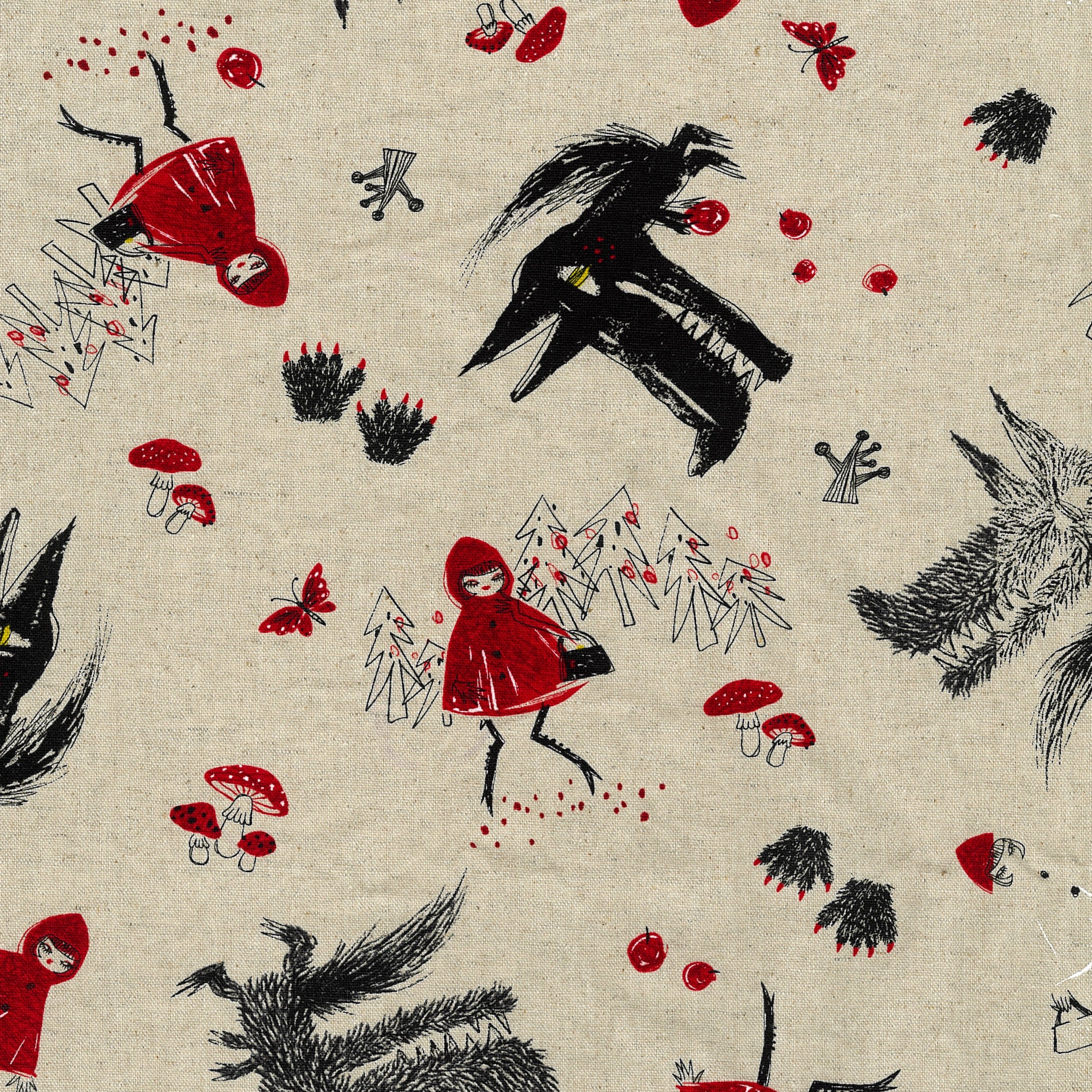 Spell by Mia Little Red Riding Hood Canvas EPX-2030-2 – Kokka USA