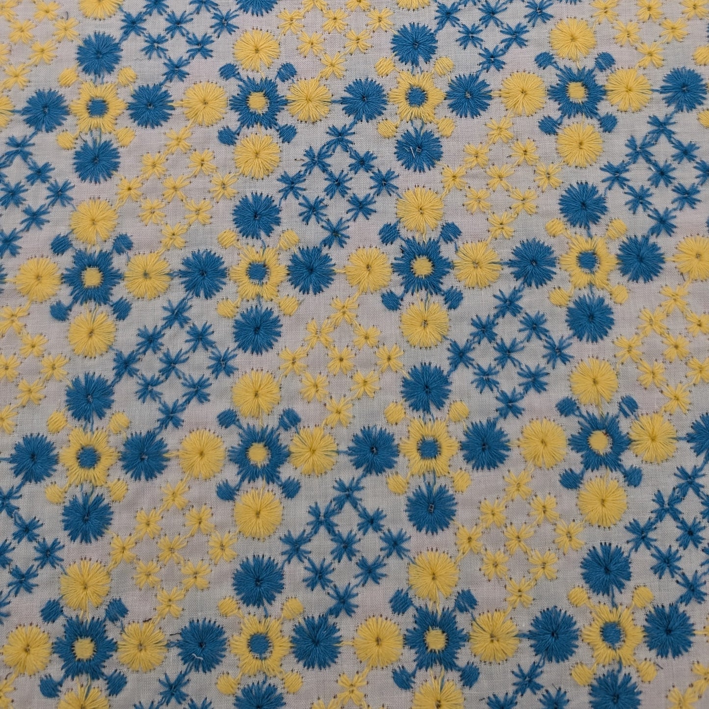 HOKKOH Cotton Two Tone Embroidery Flowers 8026-1883-1