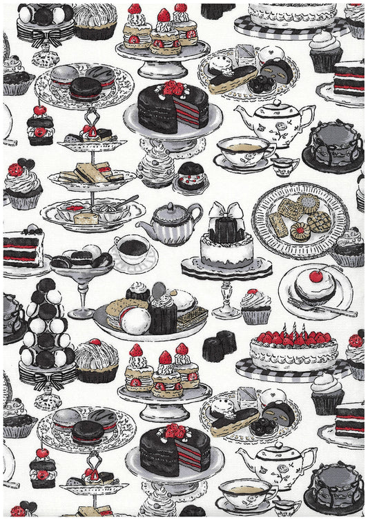 Monotone Sweets Tea Party Oxford YGA-76010-1